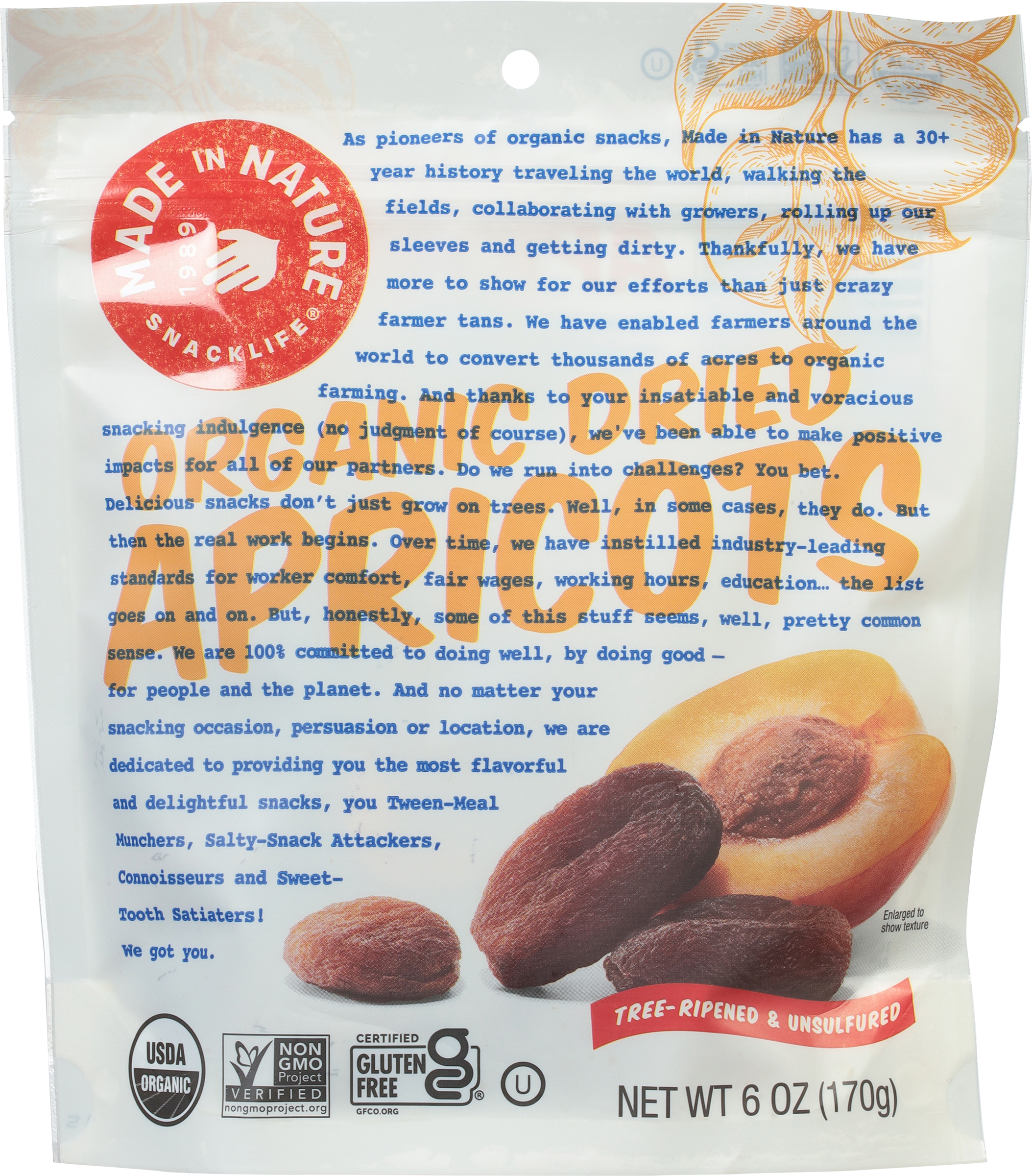 Apricots, Organic, Dried
