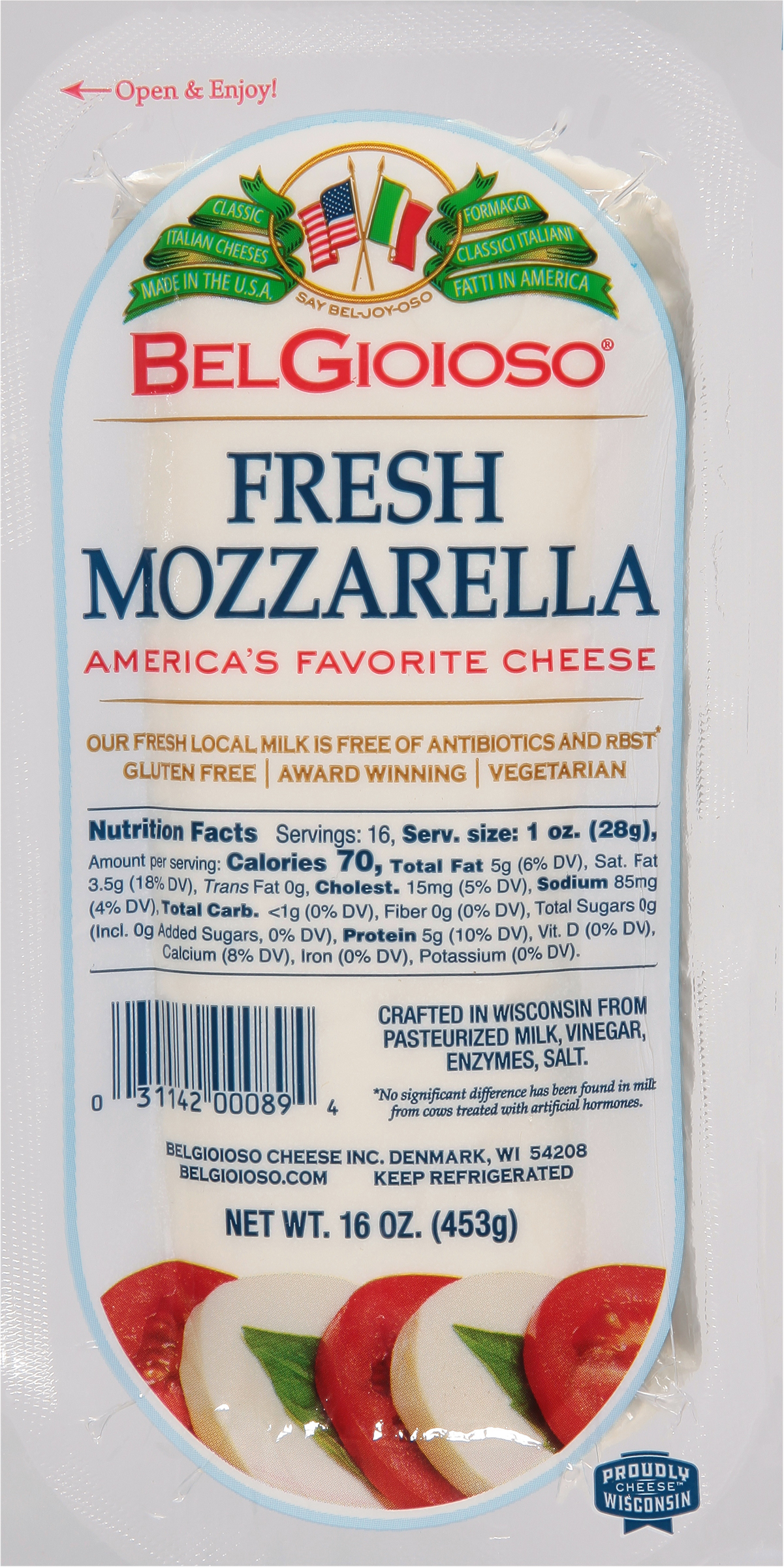 Cheese, Fresh Mozzarella