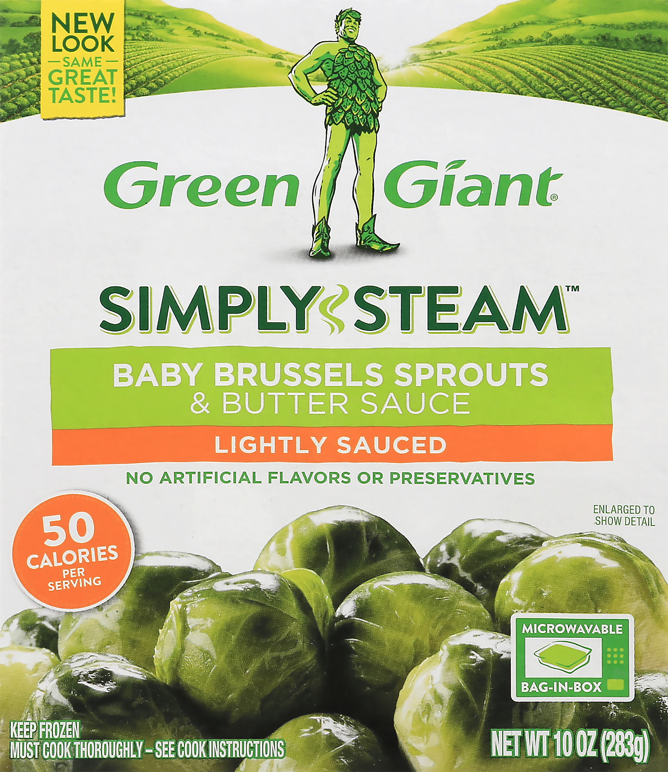 Baby Brussels Sprouts & Butter Sauce, Lightly Sauced