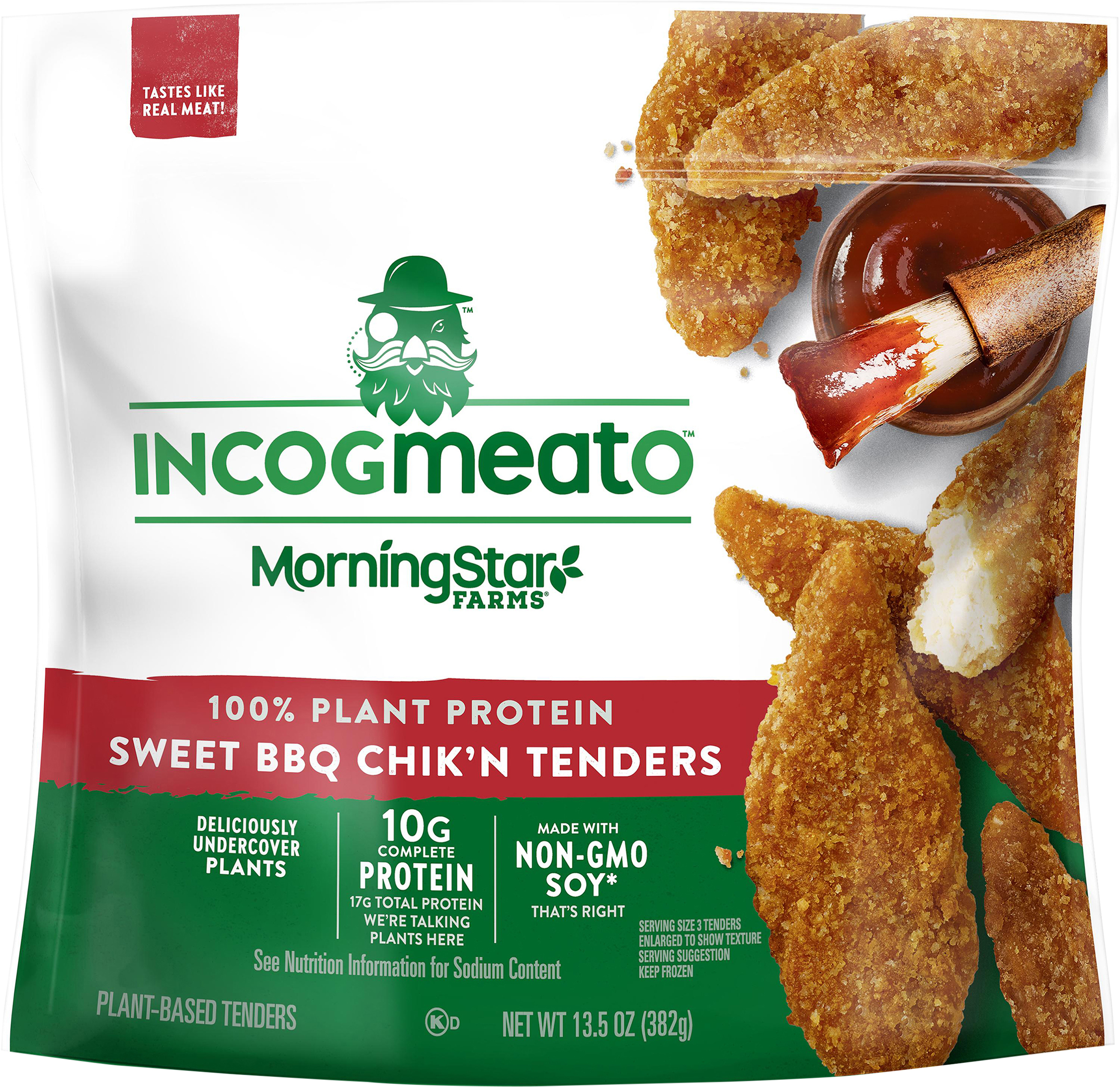 Chik'n Tenders, Sweet BBQ, 100% Plant Protein