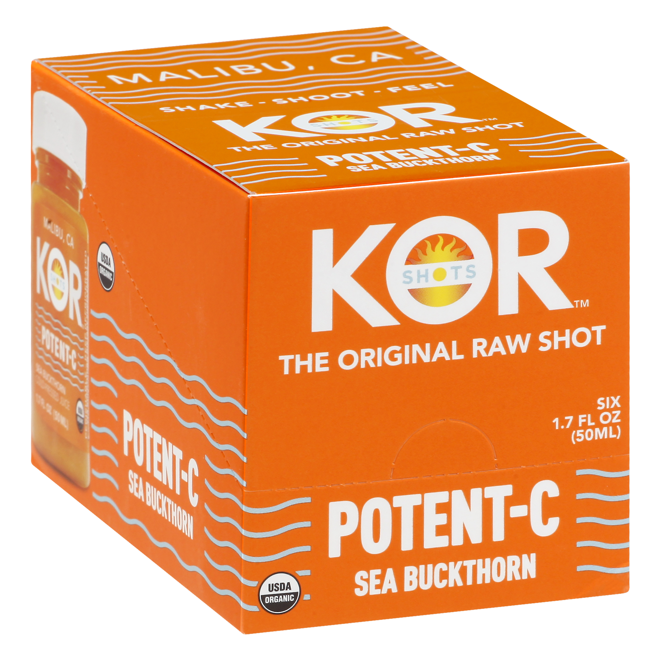 Kor Shots Potent-c Sea Buckthorn 6 Ea