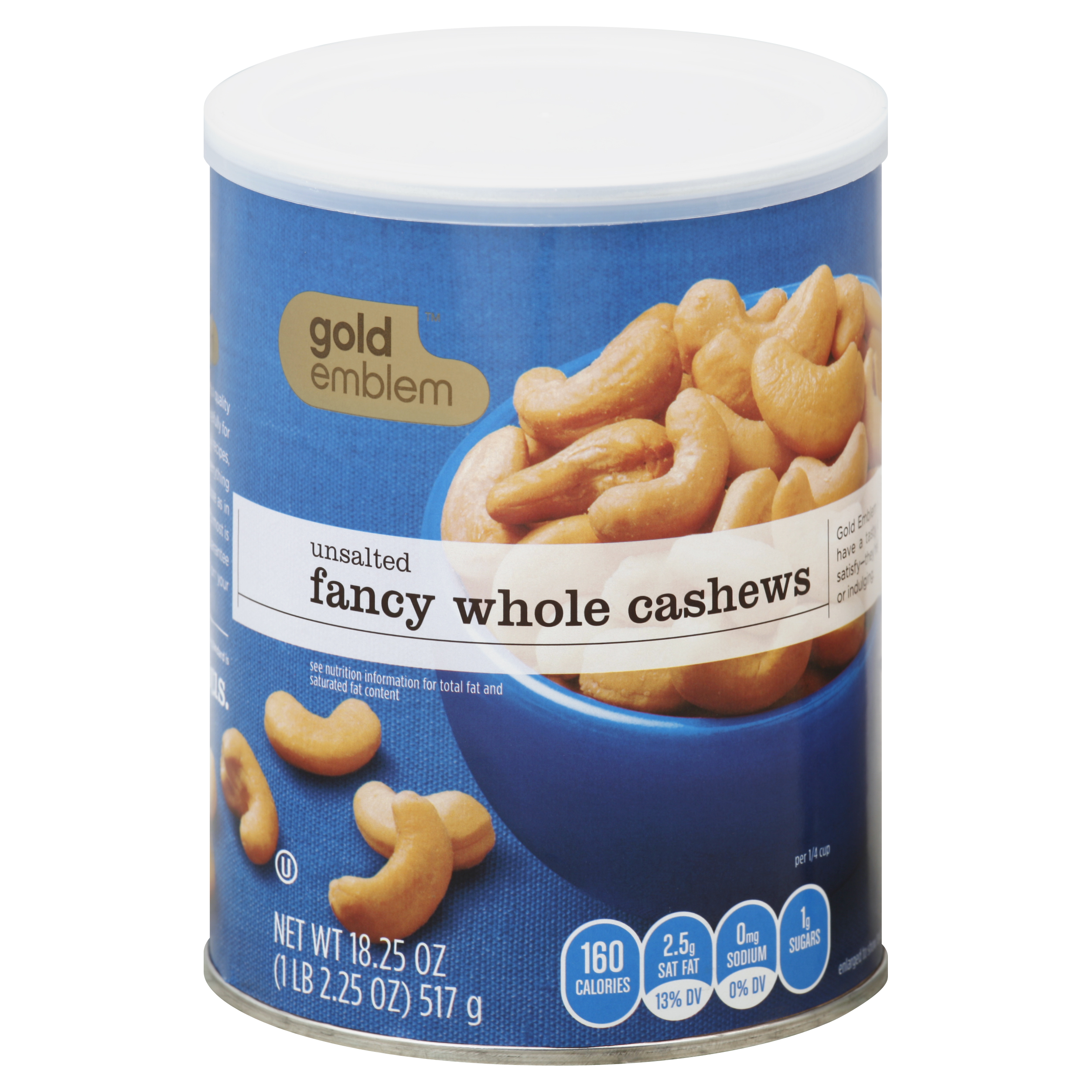 Gold Emblem Cashews 18.25 Oz