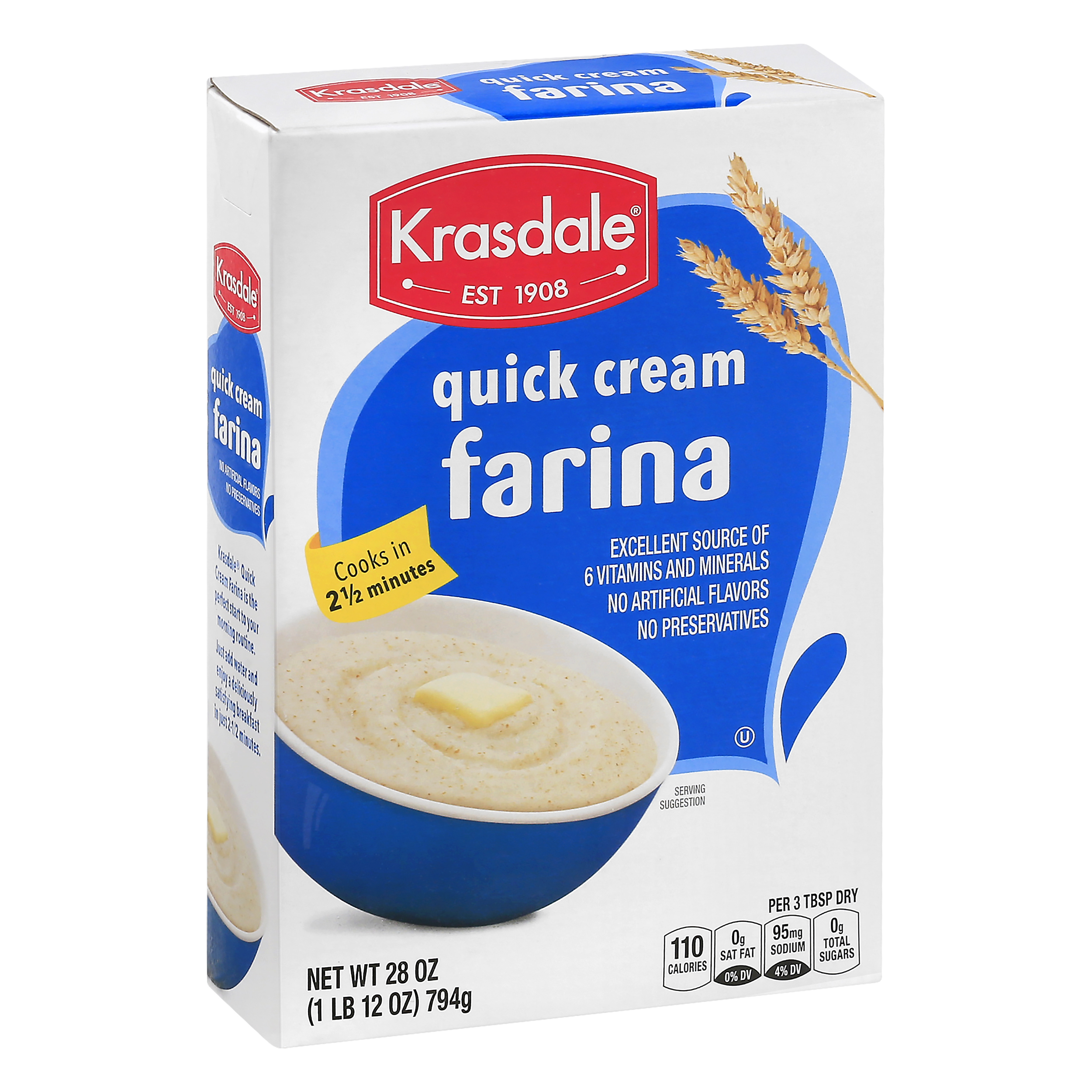 Krasdale Quick Cream Farina 28 Oz