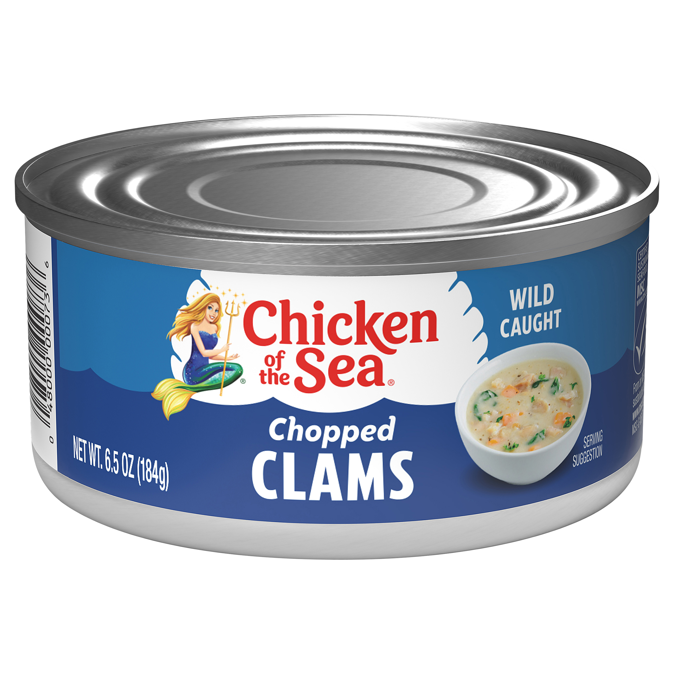 Clams, Wild Caught, Chopped