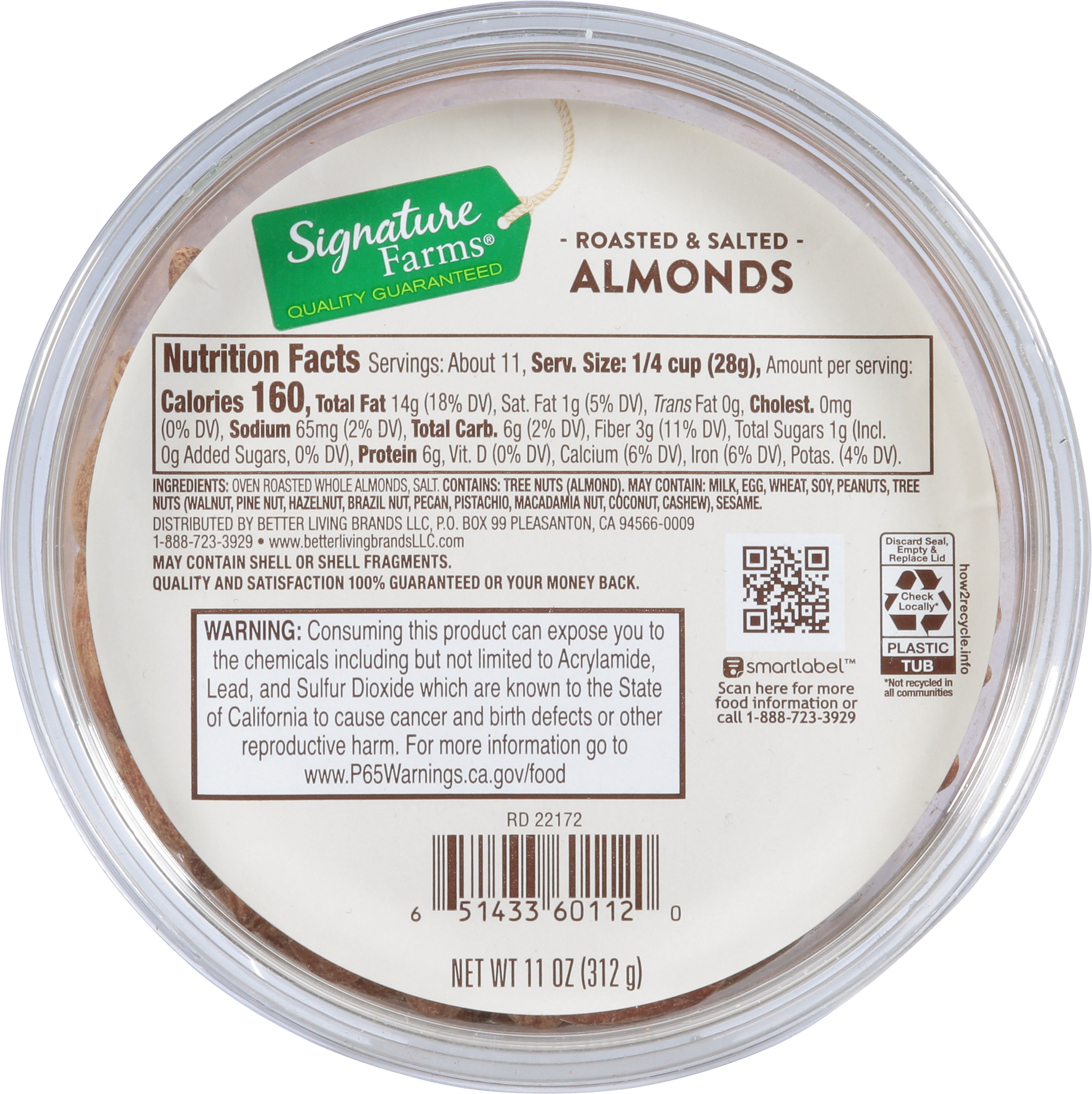 Almonds, Roasted & Salted