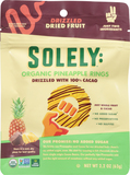 Dried Fruit, Organic, Drizzled, Pineapple Rings image