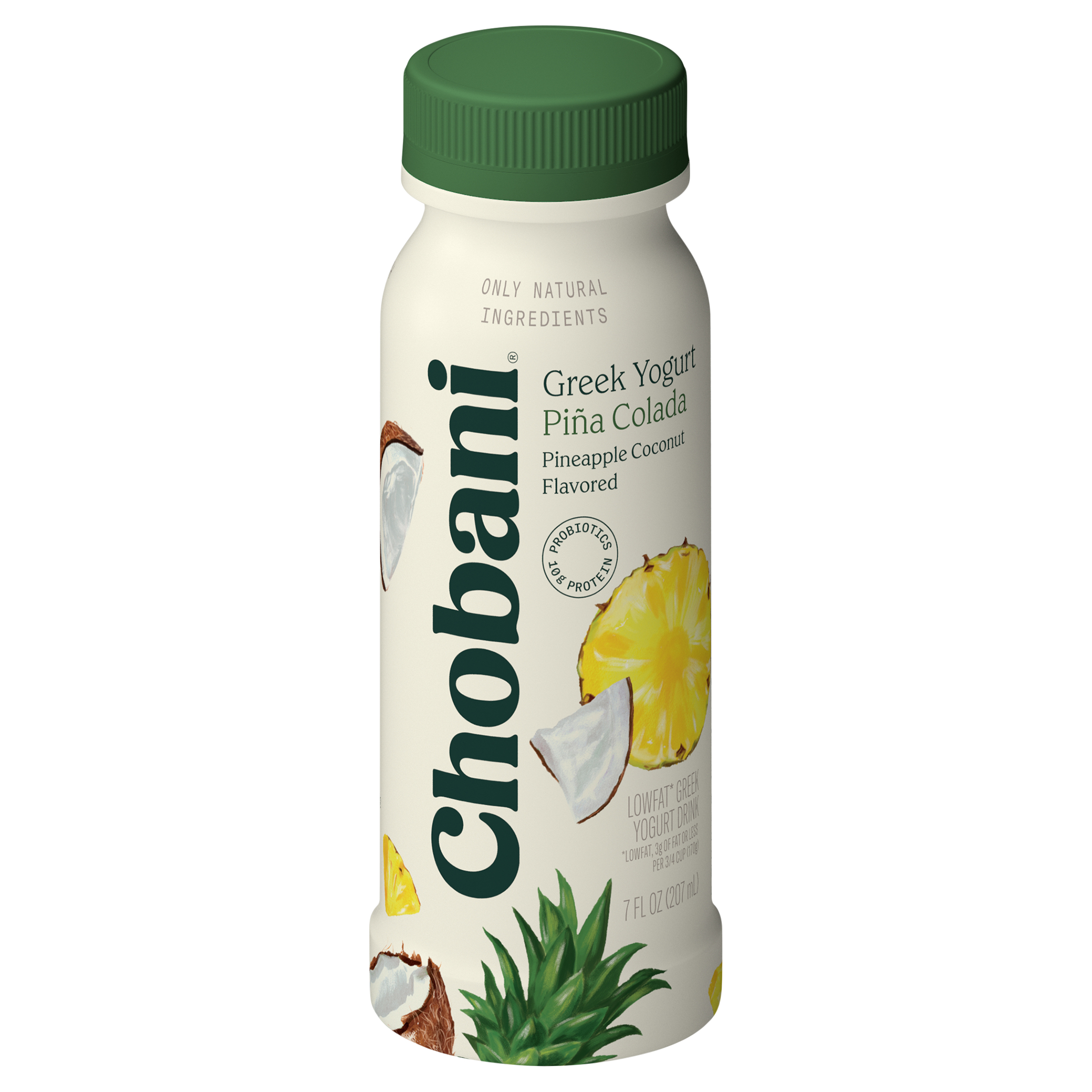 Yogurt Drink, Greek, Lowfat, Pina Colada