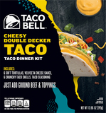 Taco Dinner Kit, Cheesy Double Decker image