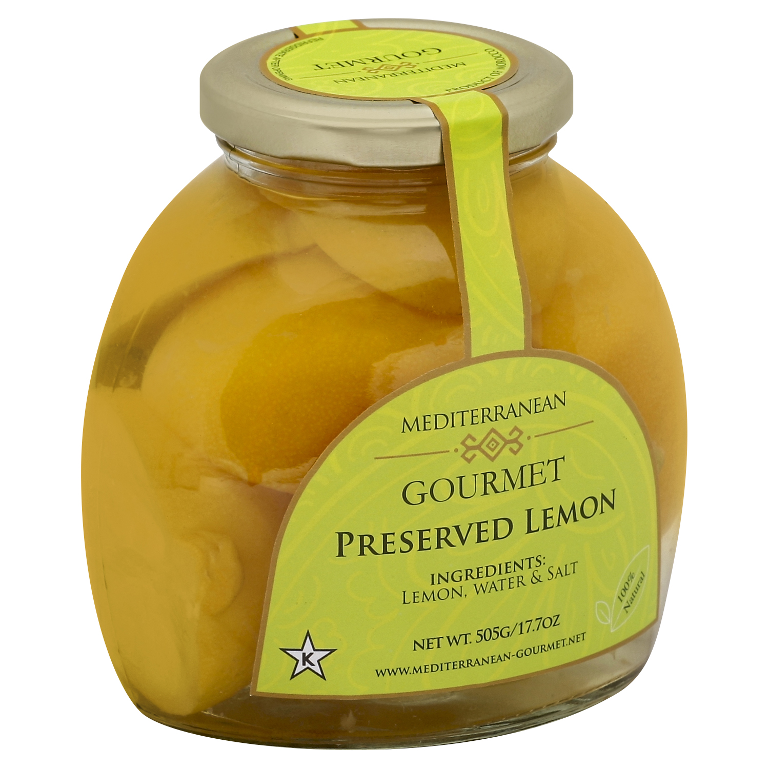 Mediterranean Gourmet Preserved Lemon 17.7 Oz