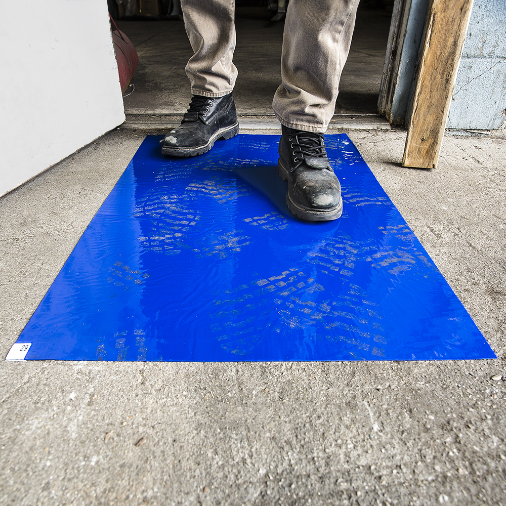 Jobsite Safety - Matting - Cleanroom Tacky Mats - Sticky Mat, 36