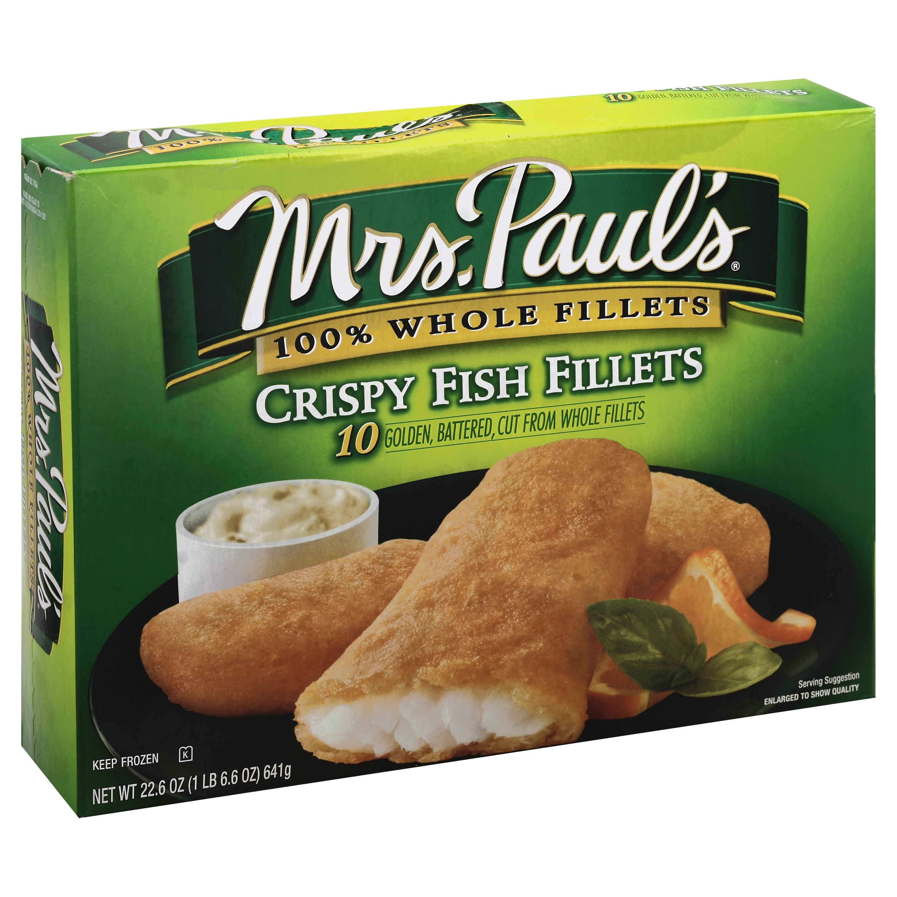 Mrs. Paul's Fish Fillets 10 Ea