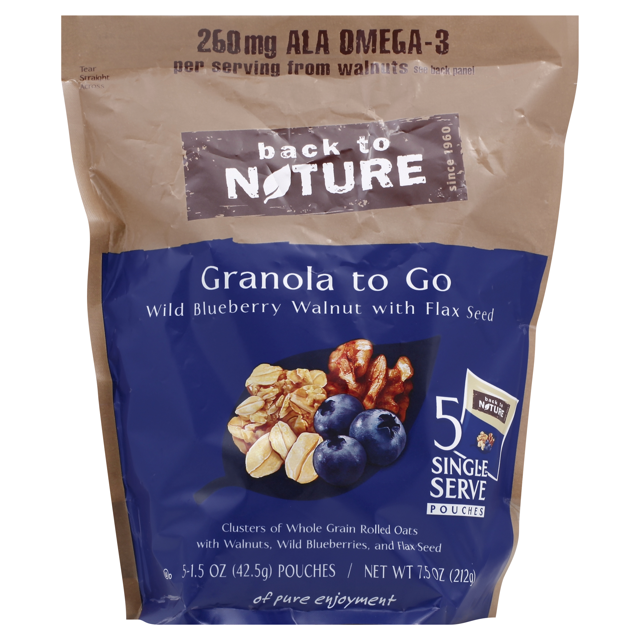 Back To Nature Granola To Go 5 Ea