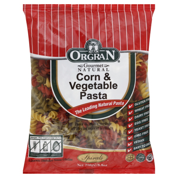 Orgran Spiral Pasta 8.8 Oz
