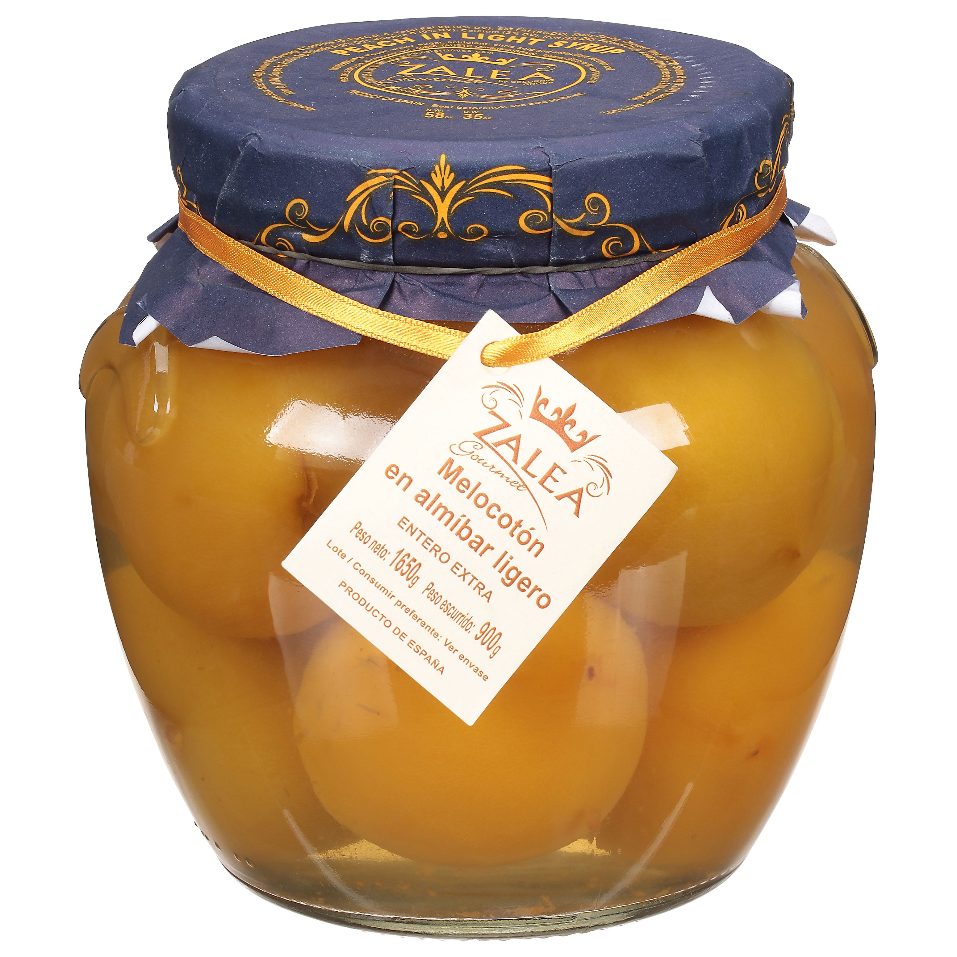 Zalea Gourmet In Light Syrup Peach 58 Oz