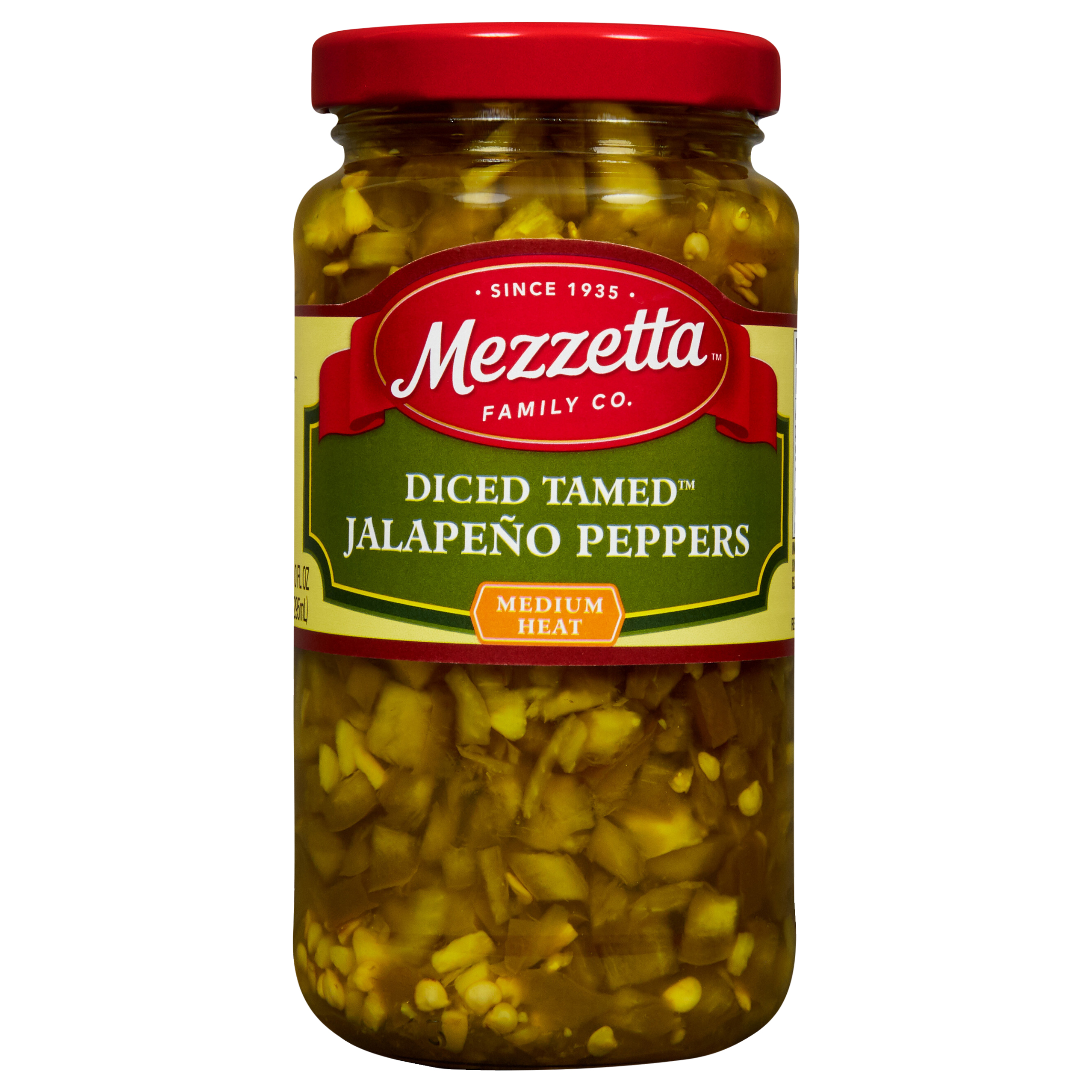Jalapeno Peppers, Diced Tamed, Medium Heat