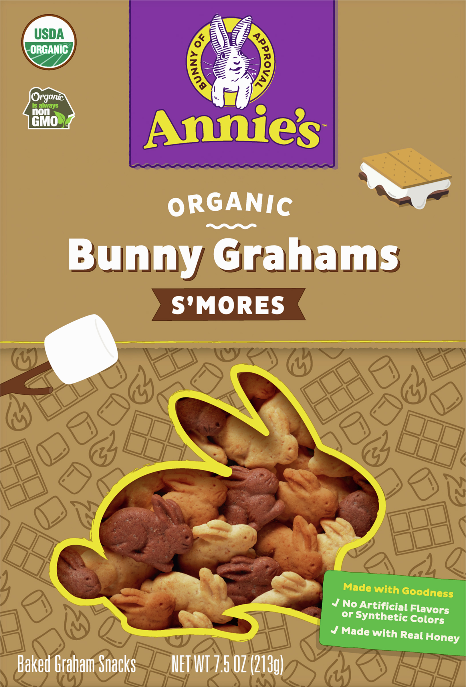 Bunny Grahams, Organic, S'Mores