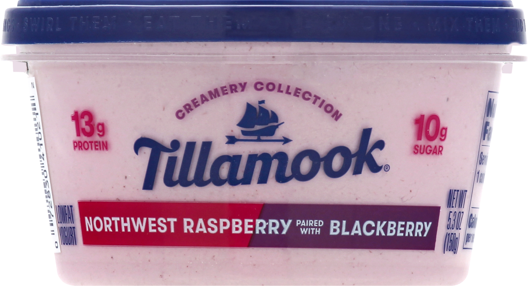 Yogurt, Low Fat, Northwest Raspberry Paired with Blackberry