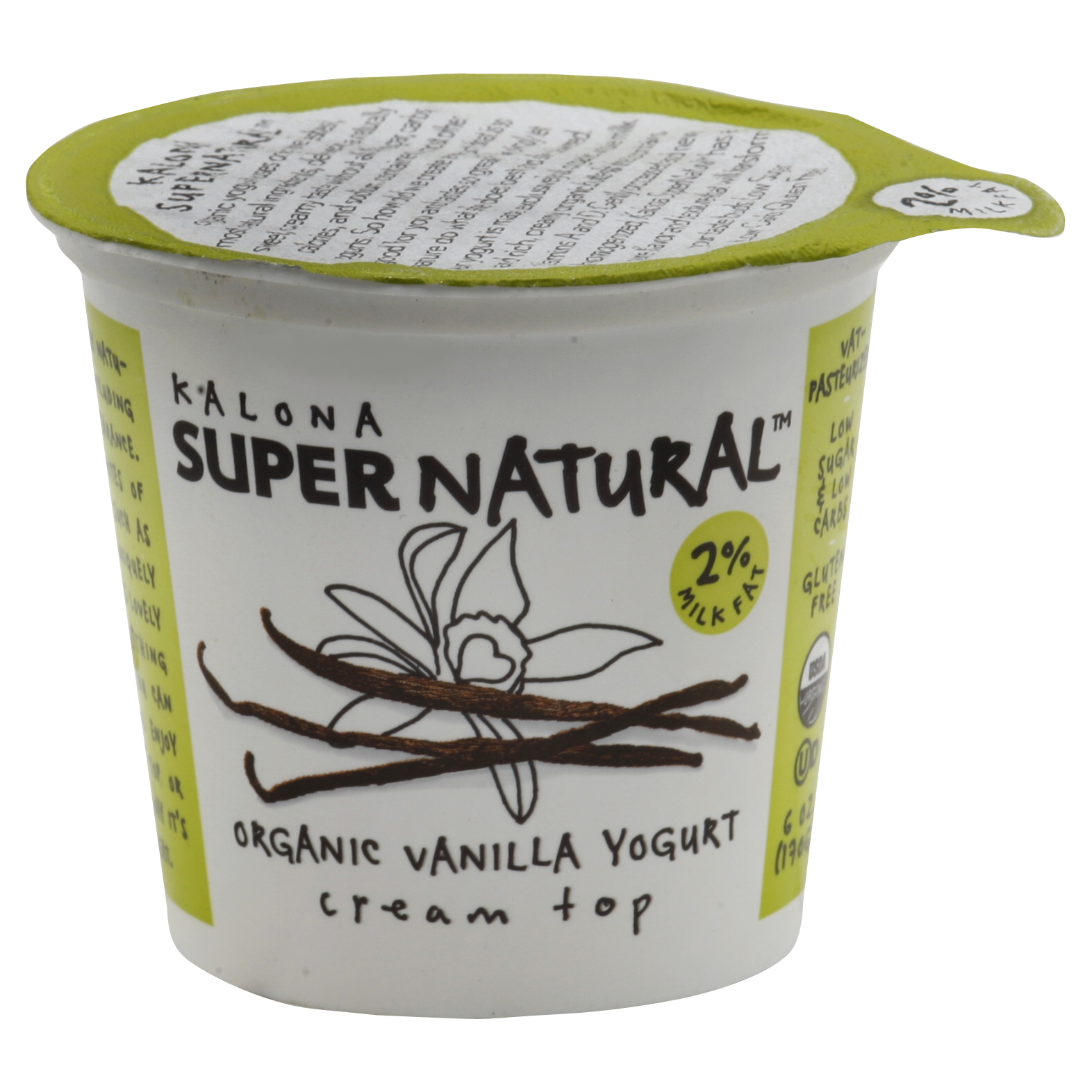 Kalona Supernatural Yogurt 6 Oz