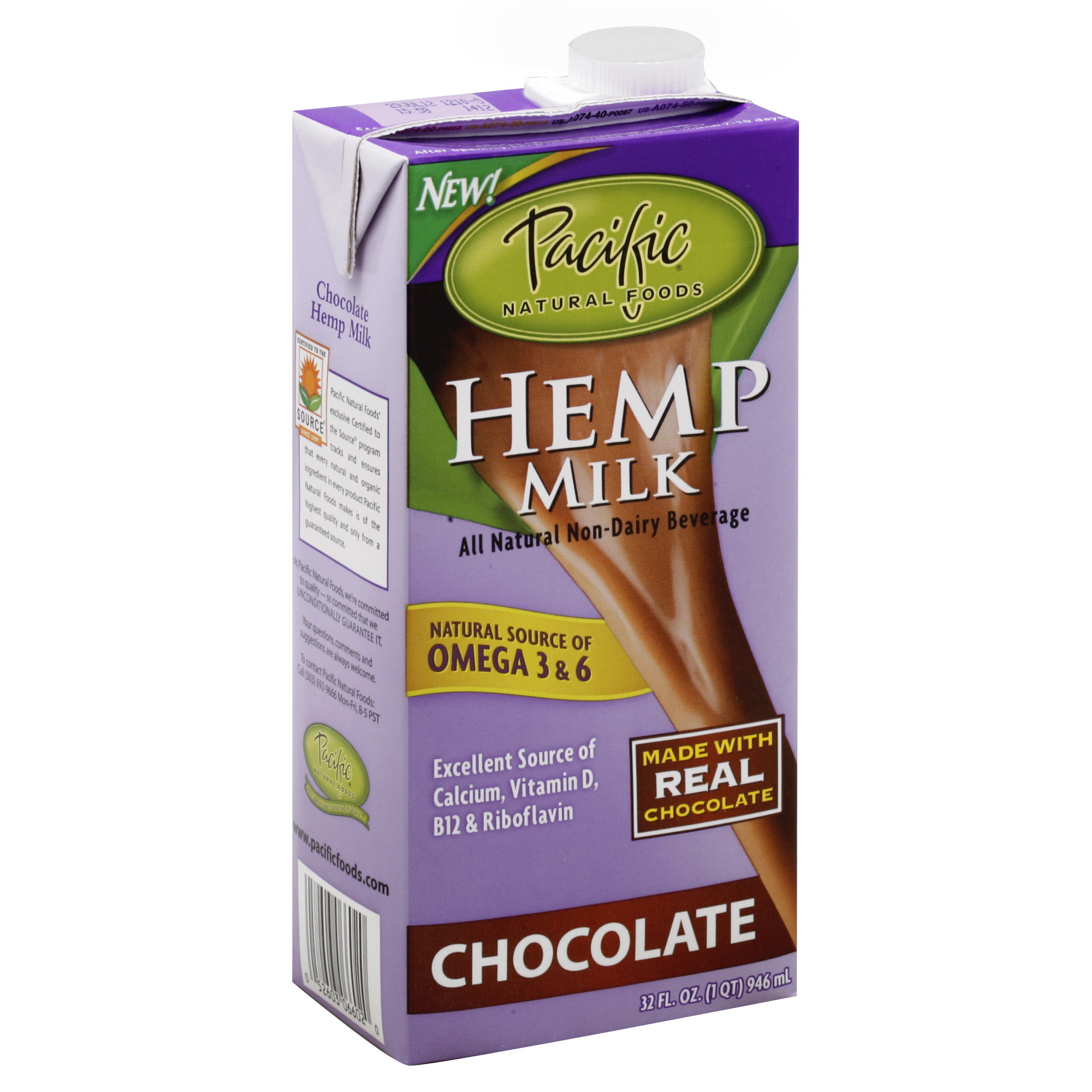 Pacific Natural Foods Hemp Milk 32 Oz