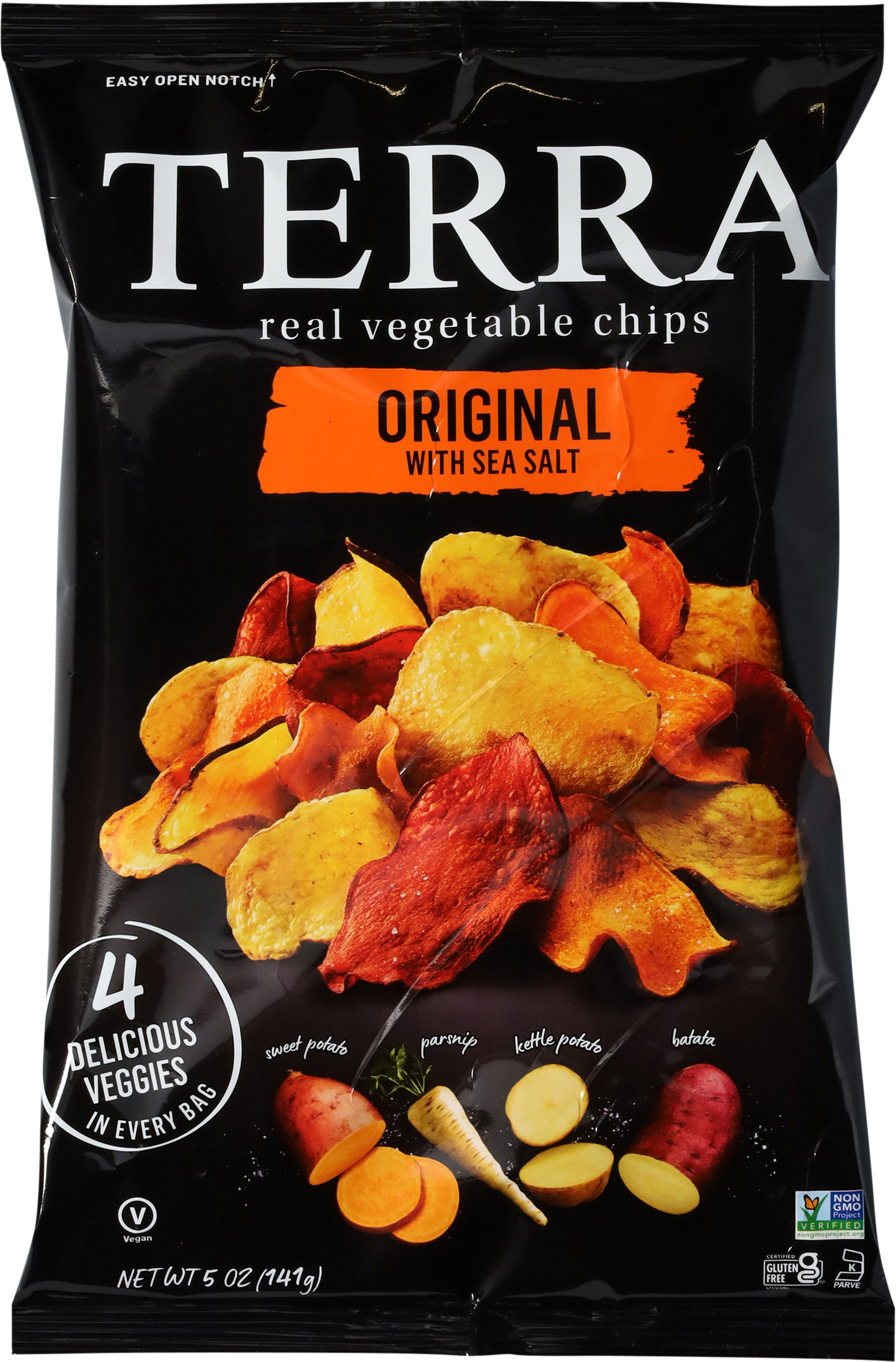 Vegetable Chips, Real, Original with Sea Salt