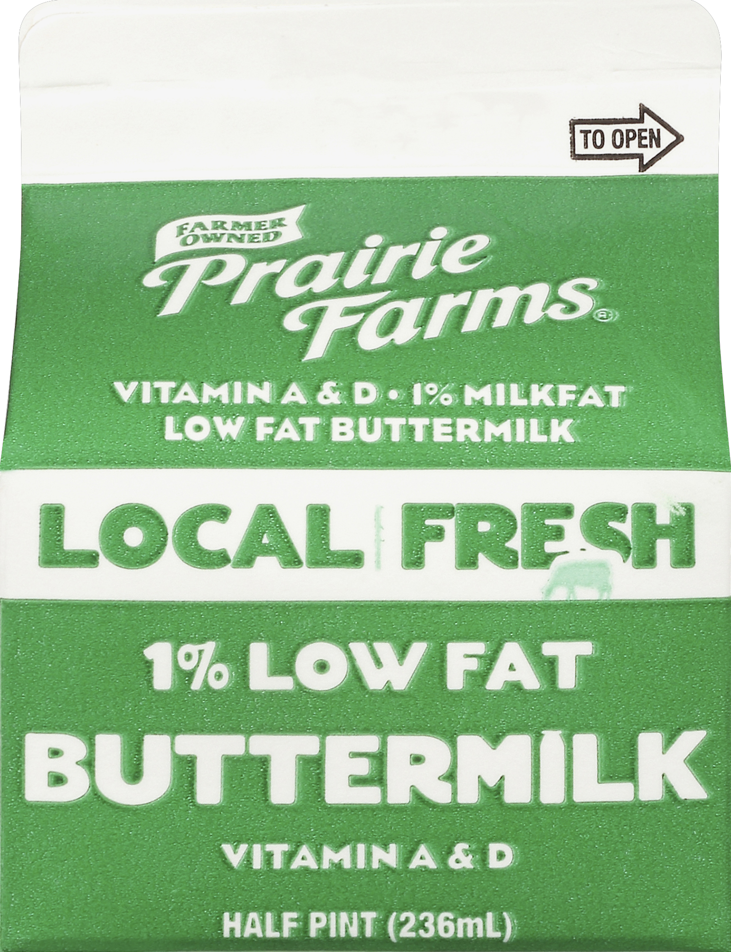 Buttermilk, 1% Low Fat, 1% Milkfat, Local Fresh