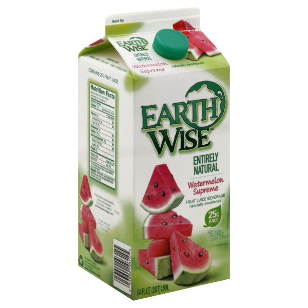 Earth Wise Fruit Juice Beverage 64 Oz