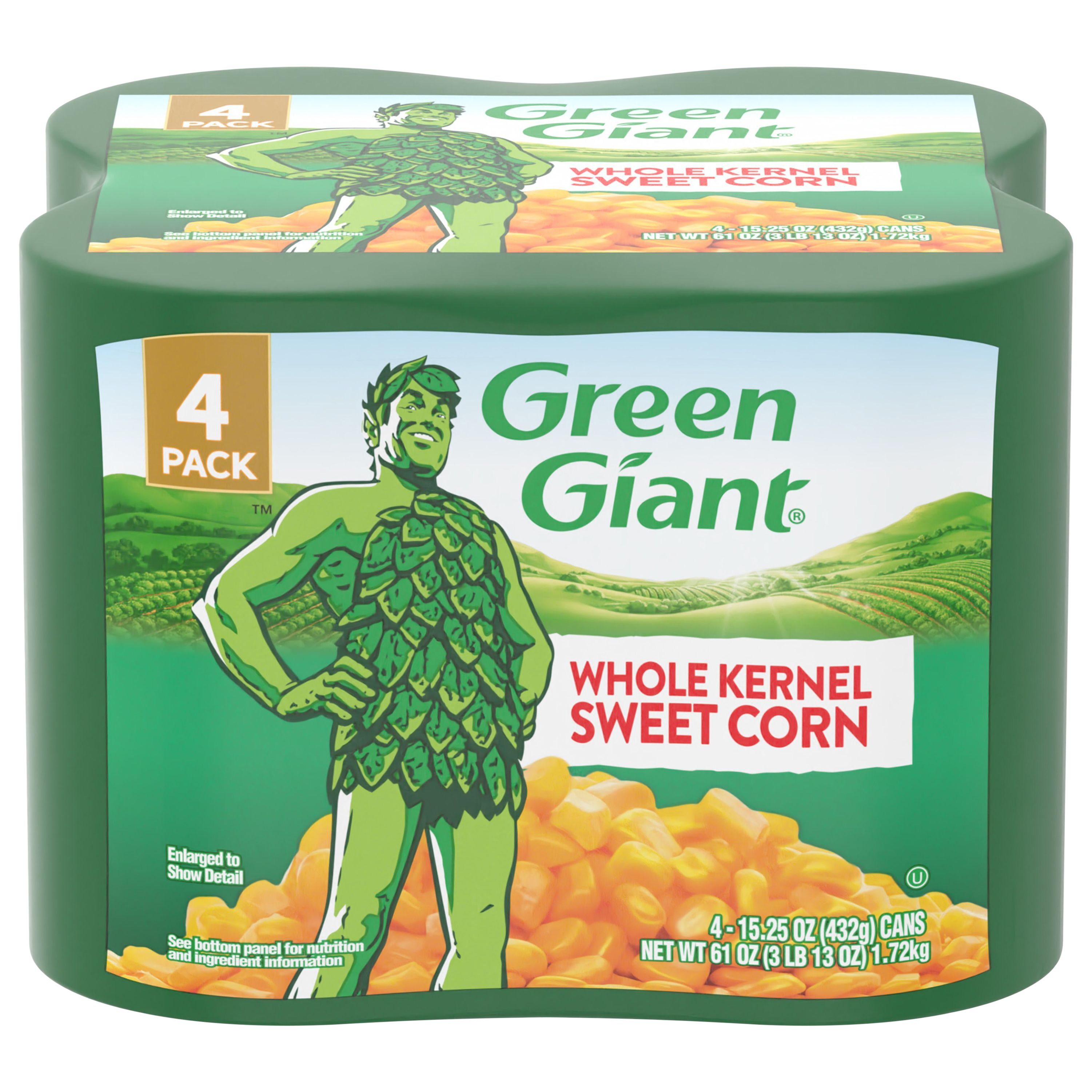 Sweet Corn, Whole Kernel, 4 Pack