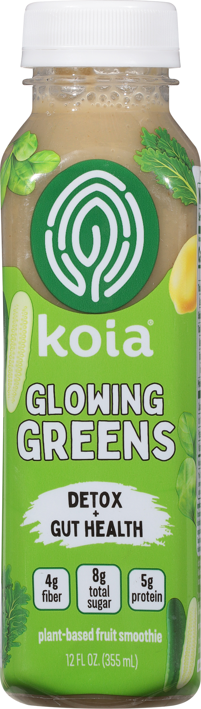 Fruit Smoothie, Plant-Based, Glowing Greens, Detox + Gut Healt