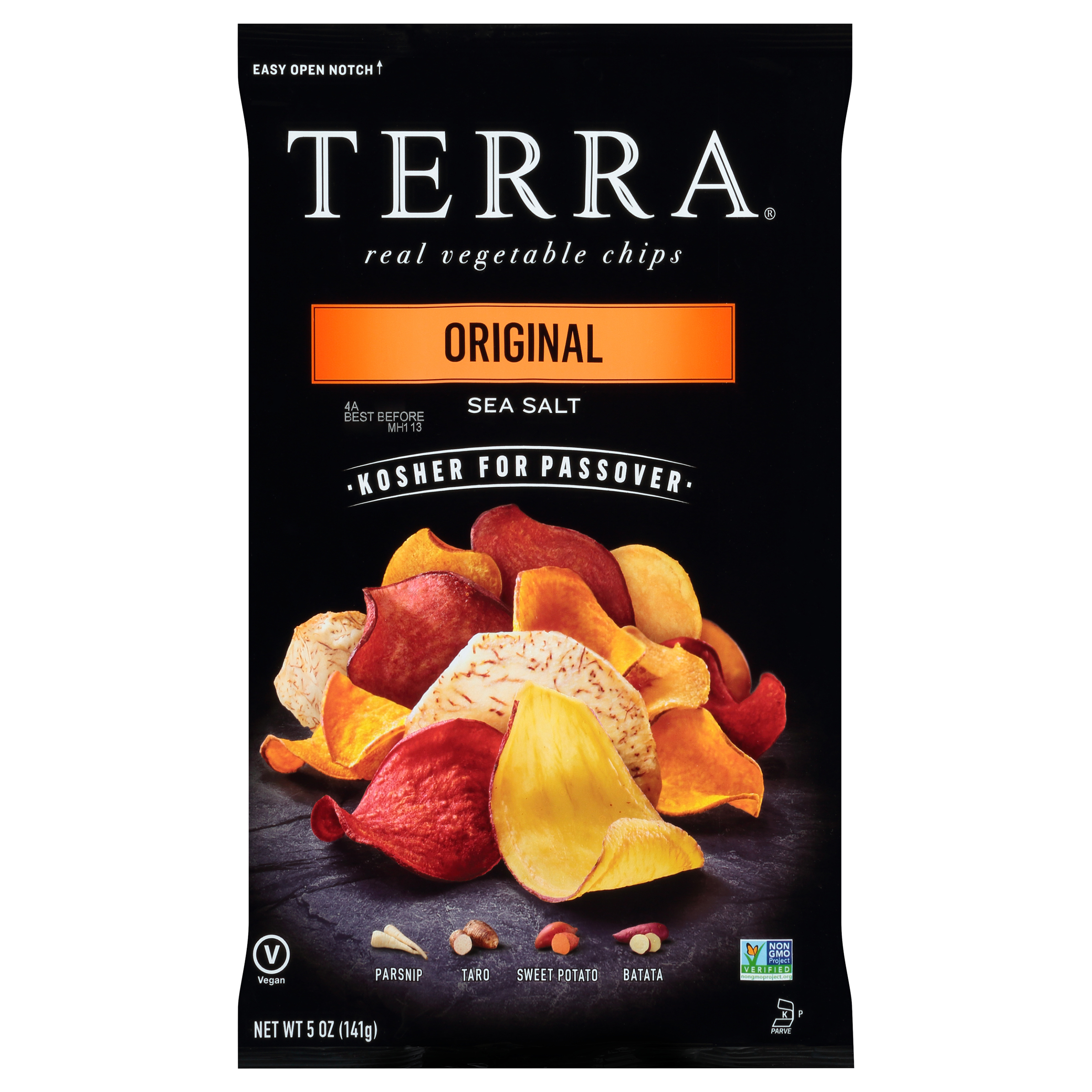 Vegetable Chips, Real, Original, Sea Salt