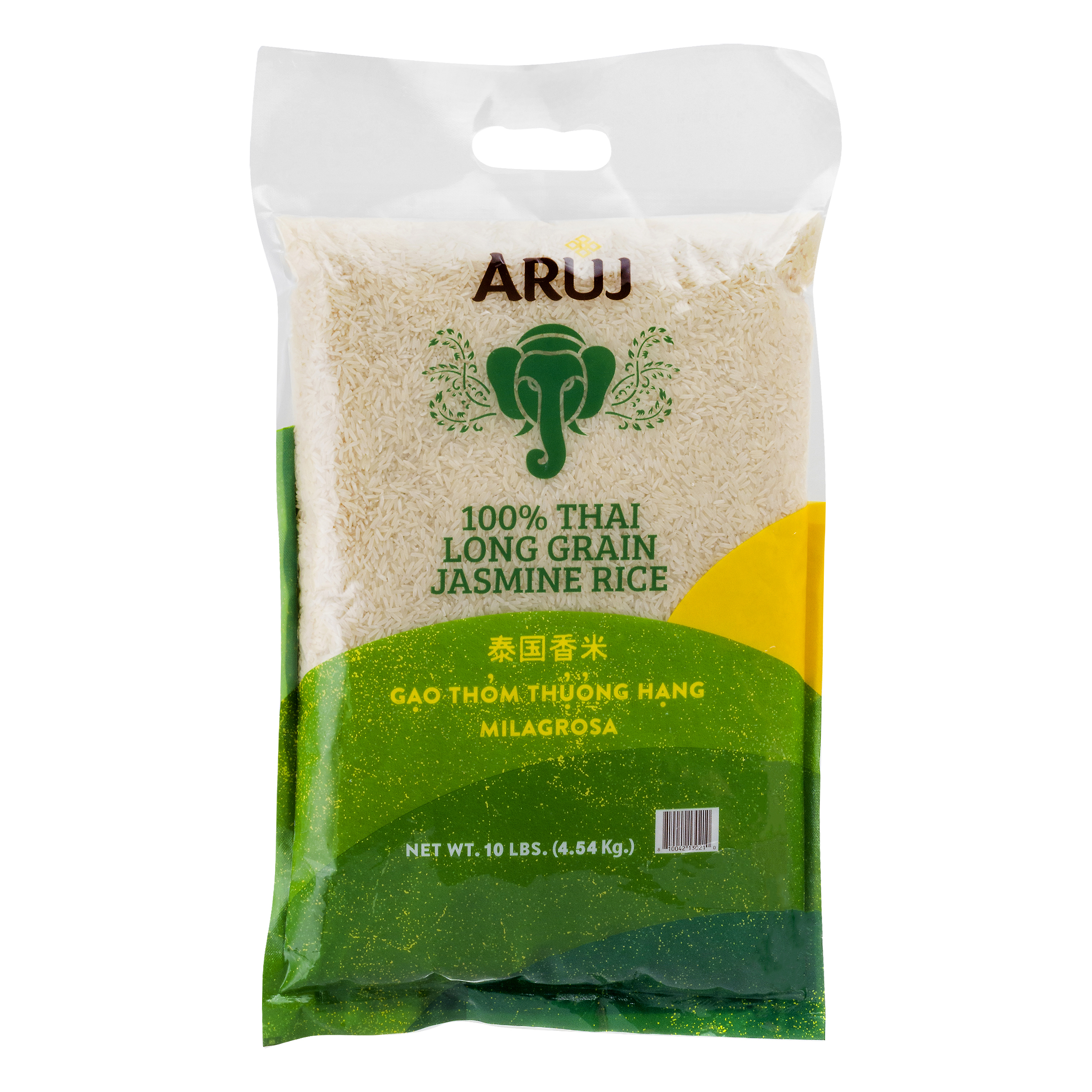 Aruj 100% Thai Long Grain Jasmine Rice 10 Lb