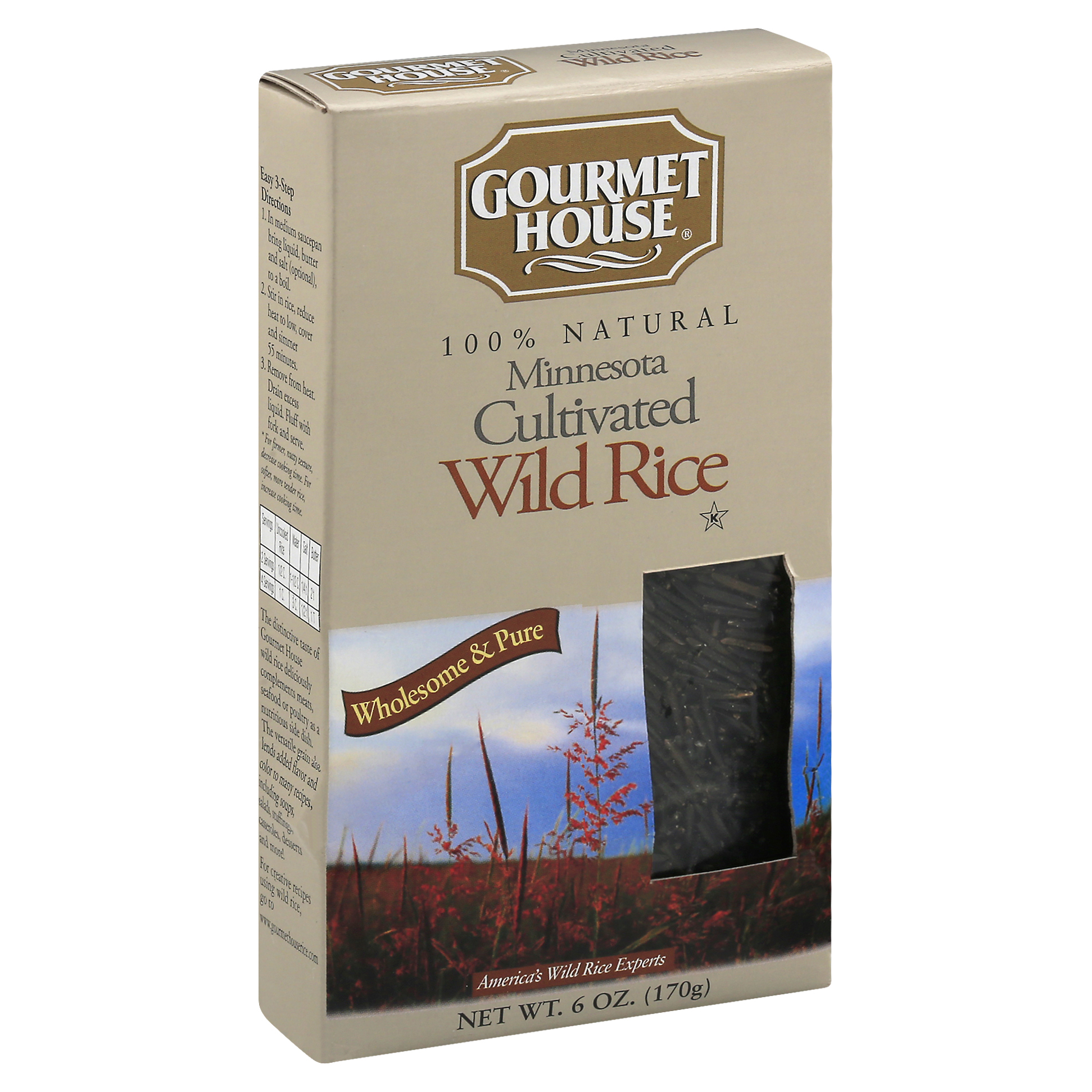 Gourmet House Wild Rice 6 Oz