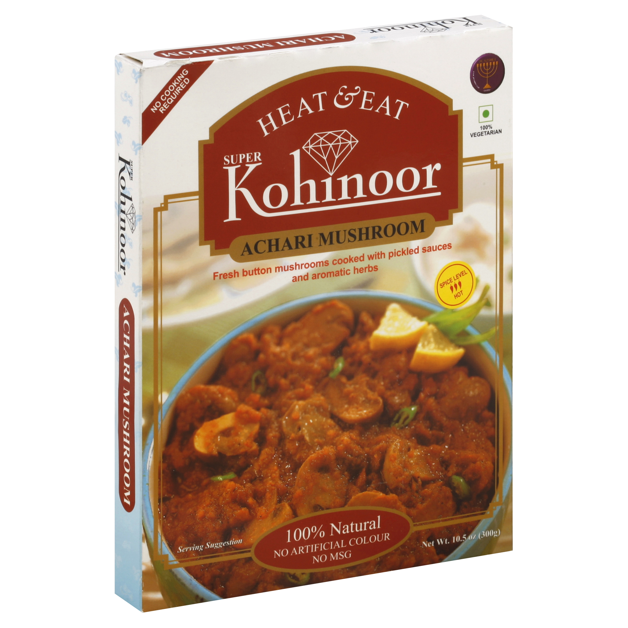 Kohinoor Achari Mushroom 10.5 Oz