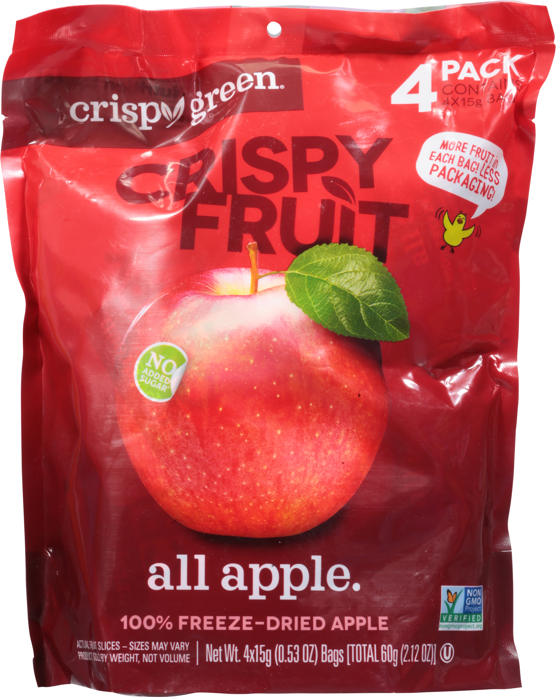 Crispy Fruit, All Apple, 4 Pack