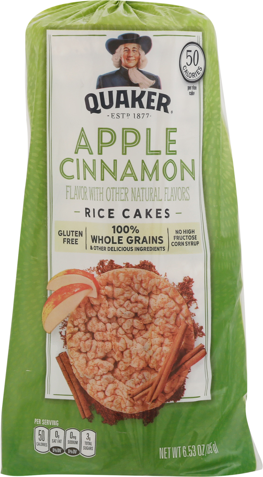 Calories in Rice Cakes, Lightly Salted from Quaker