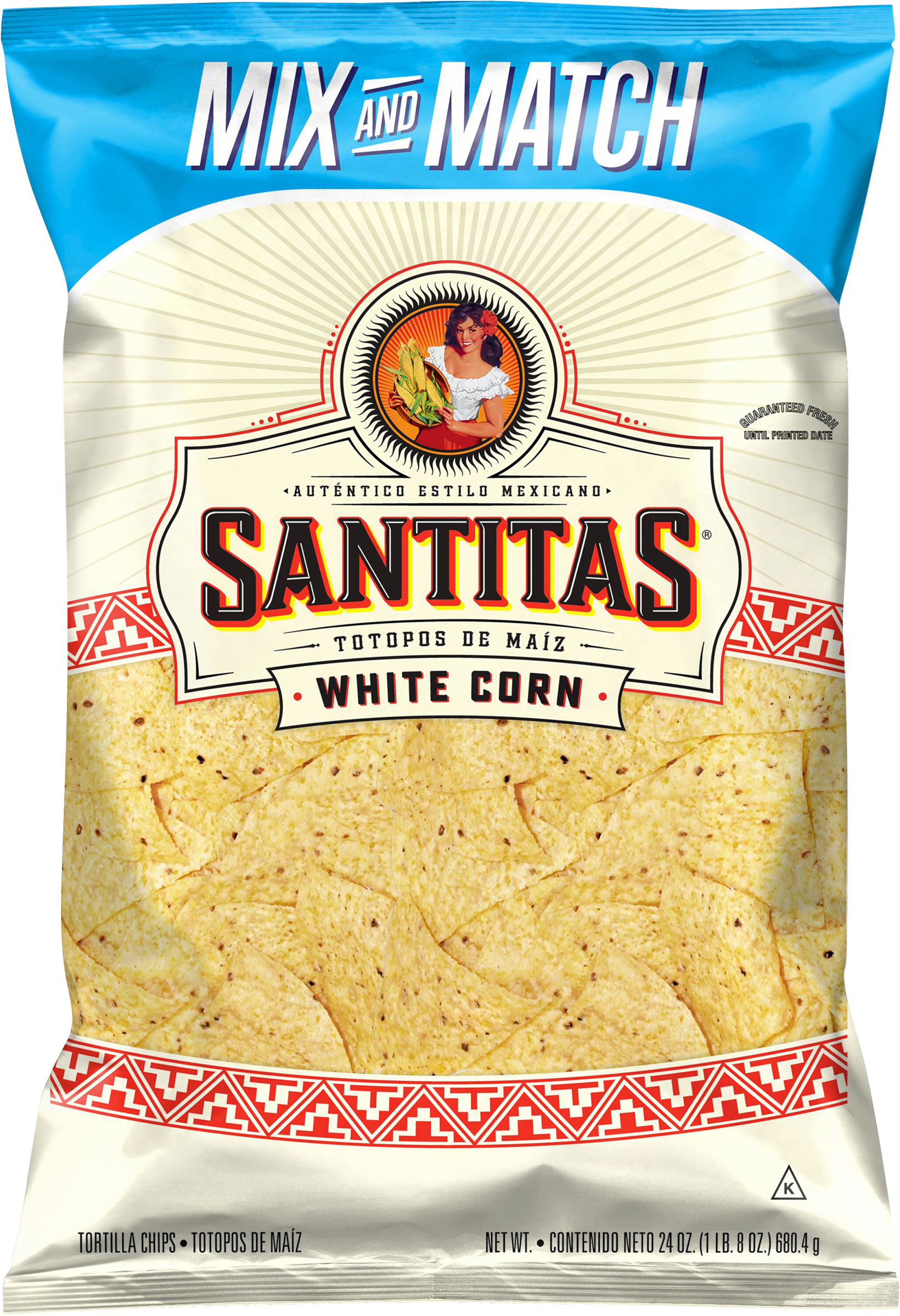 Tortilla Chips, White Corn