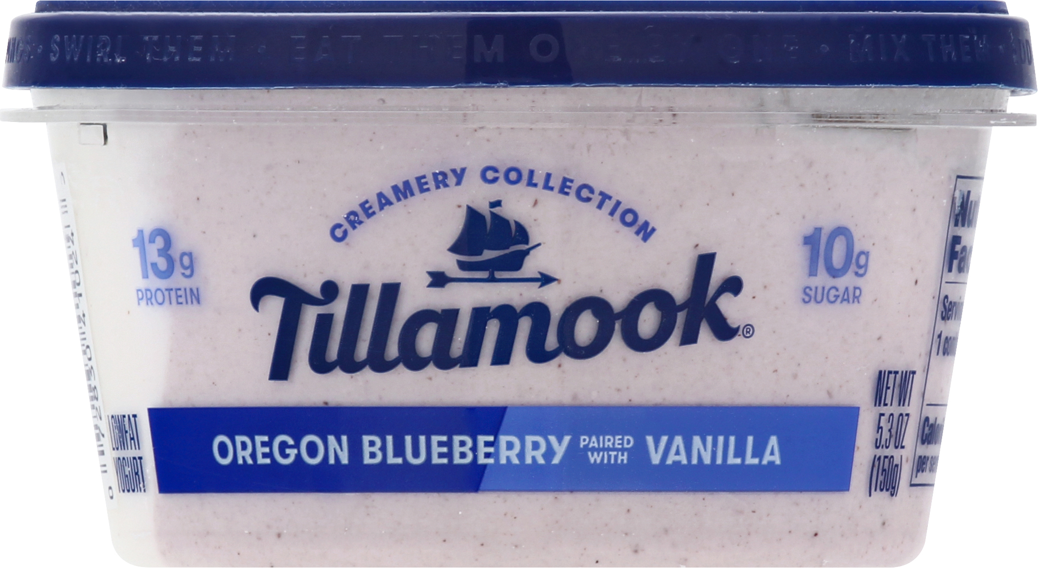 Yogurt, Low Fat, Oregon Blueberry Paired with Plain
