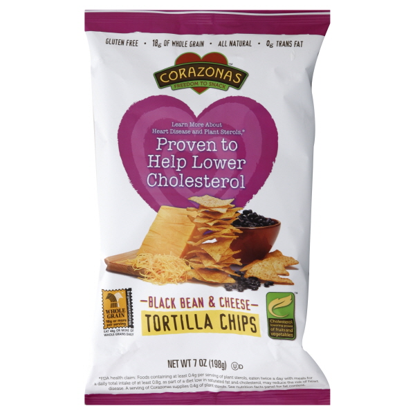 Corazonas Tortilla Chips 7 Oz