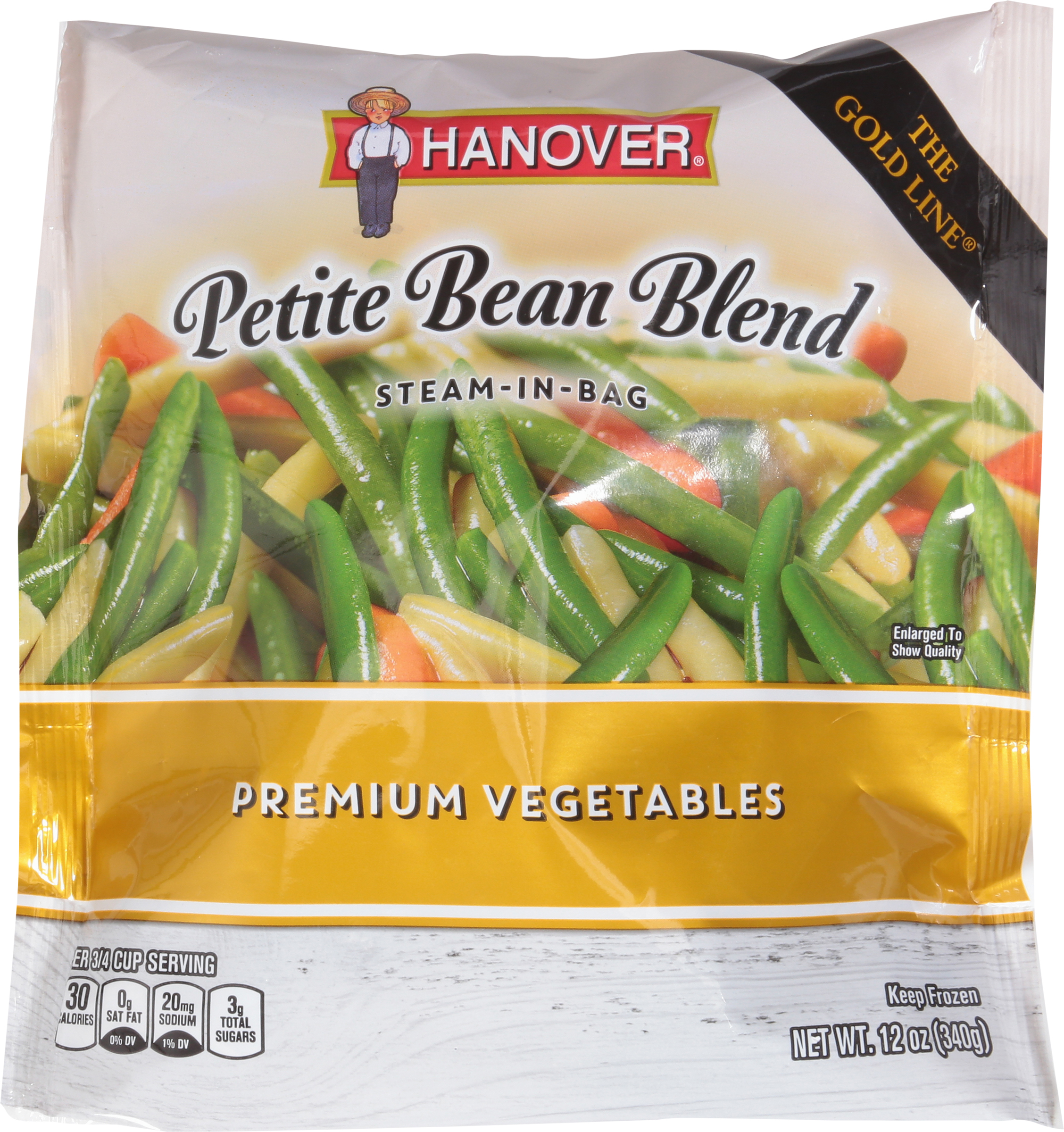Petite Bean Blend, Premium Vegetables, Steam-in-Bag