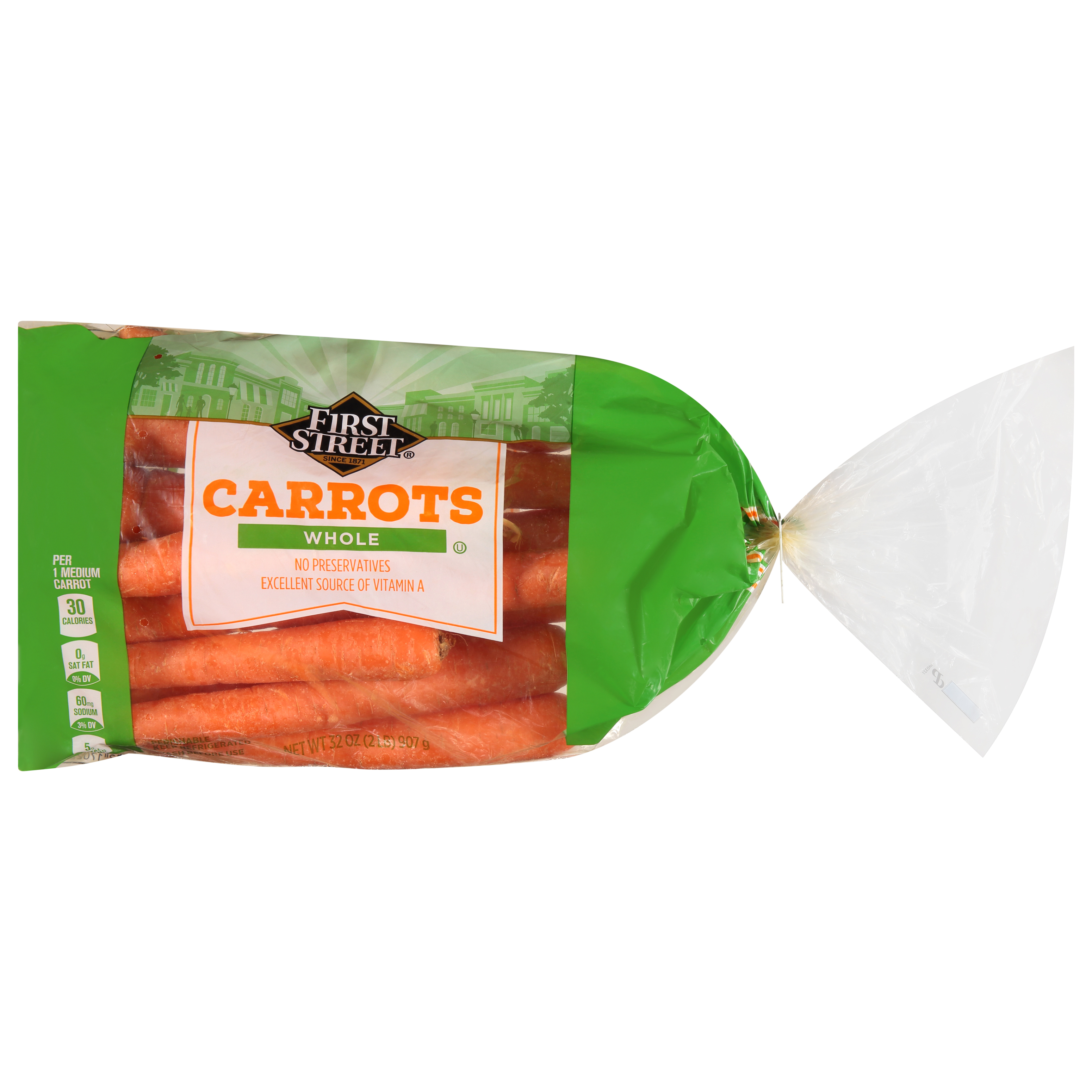 First Street Whole Carrots 32 Oz