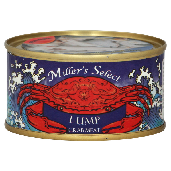 Millers Select Crab Meat 6.5 Oz