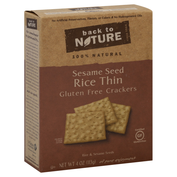 Back To Nature Crackers 4 Oz