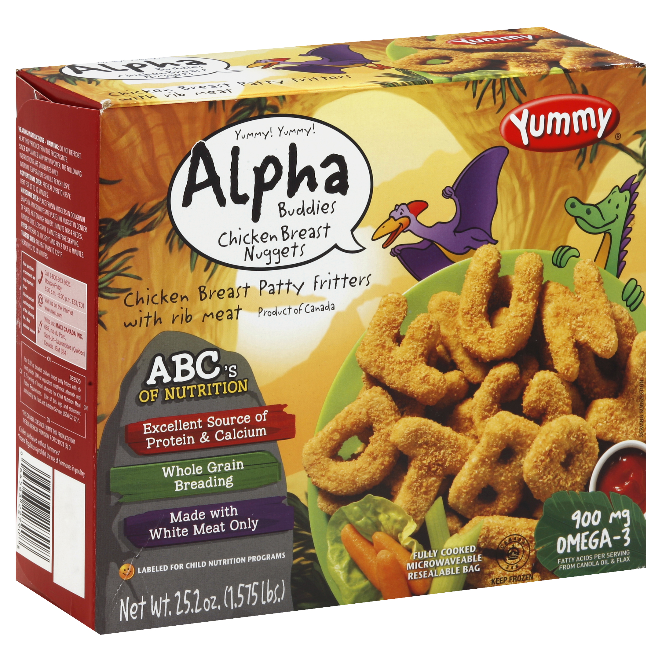 Yummy Chicken Breast Nuggets 25.2 Oz