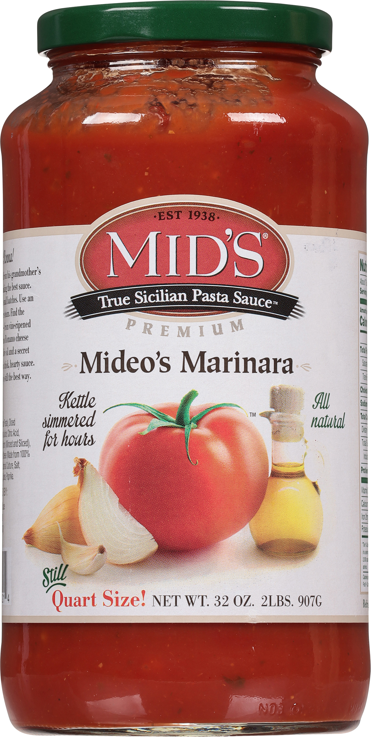 Pasta Sauce, Premium, Mideo's Marinara