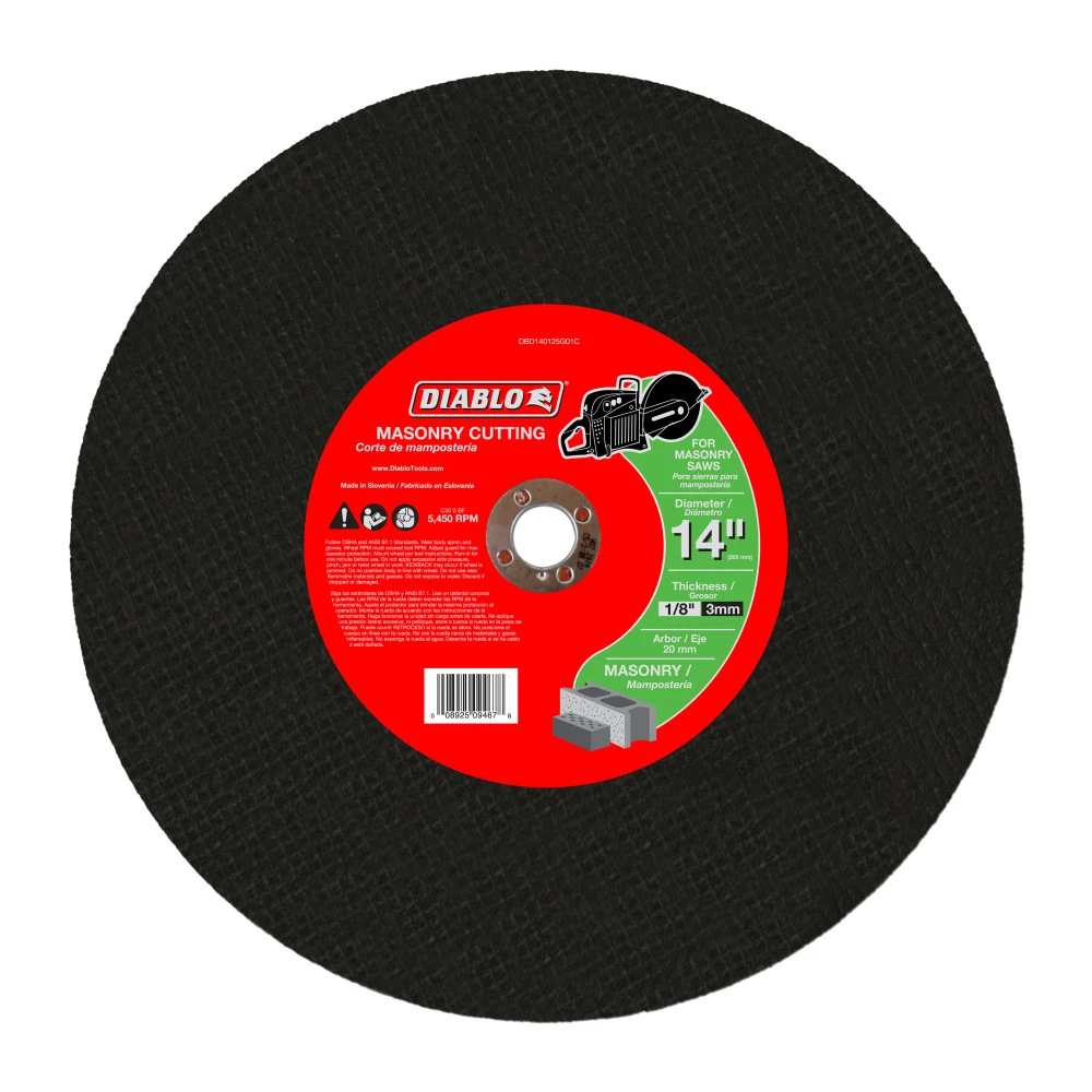 Diablo 14" x 1/8" 20mm Concrete Cut-Off Wheel
