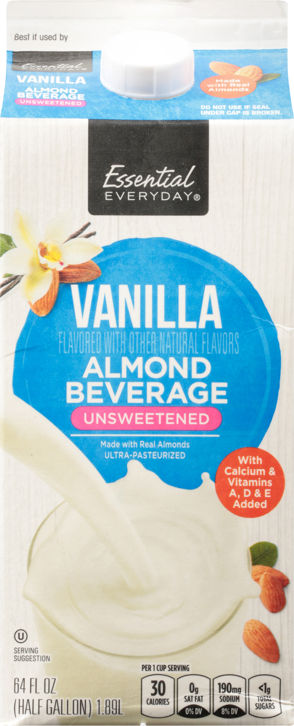 Almond Beverage, Vanilla, Unsweetened