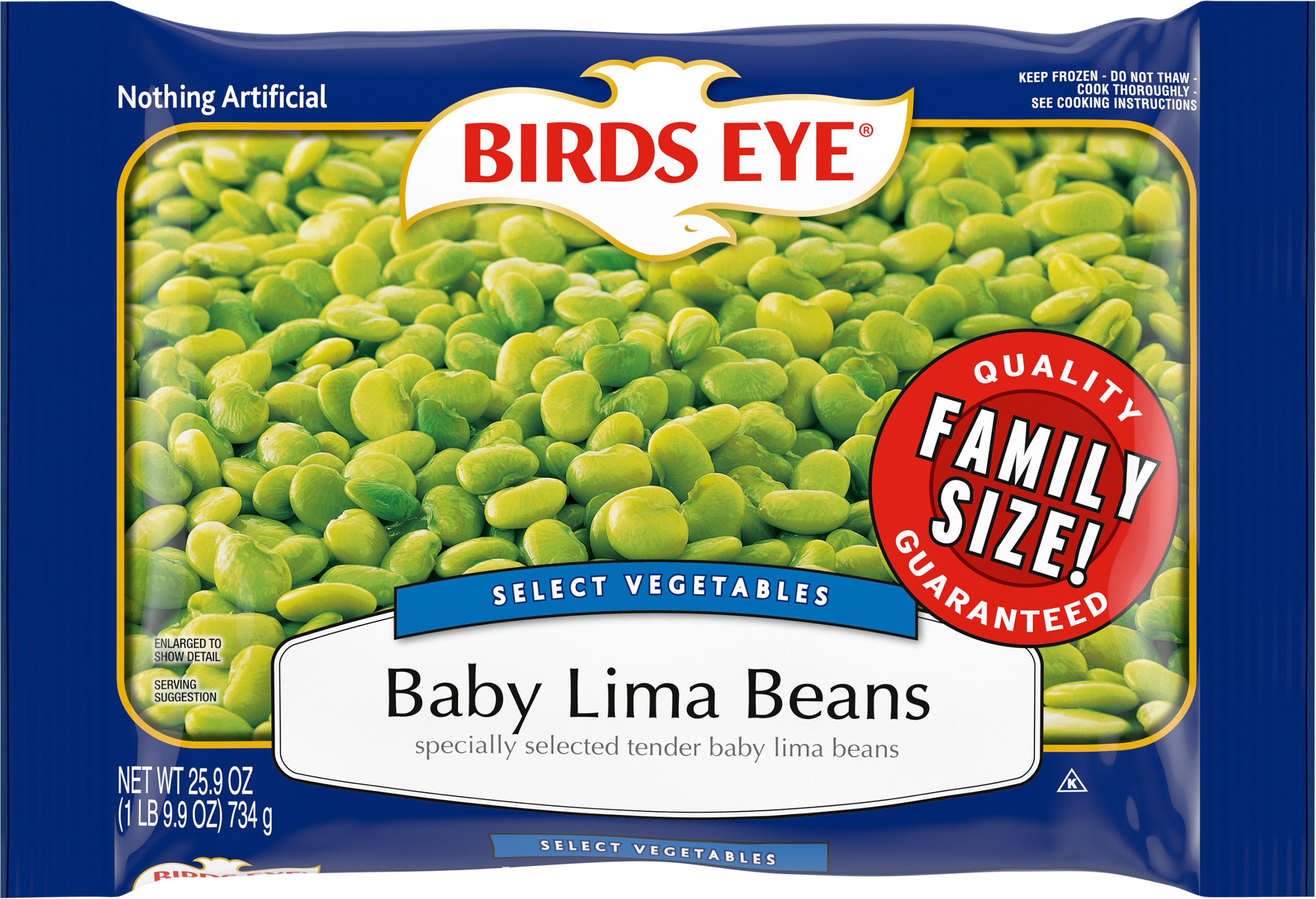 Lima Beans, Baby, Family Size