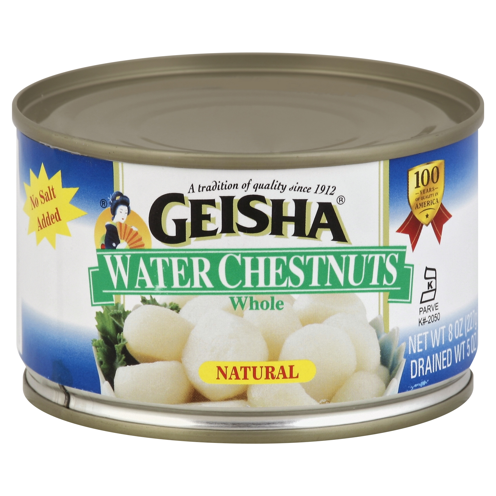 Geisha Water Chestnuts 8 Oz