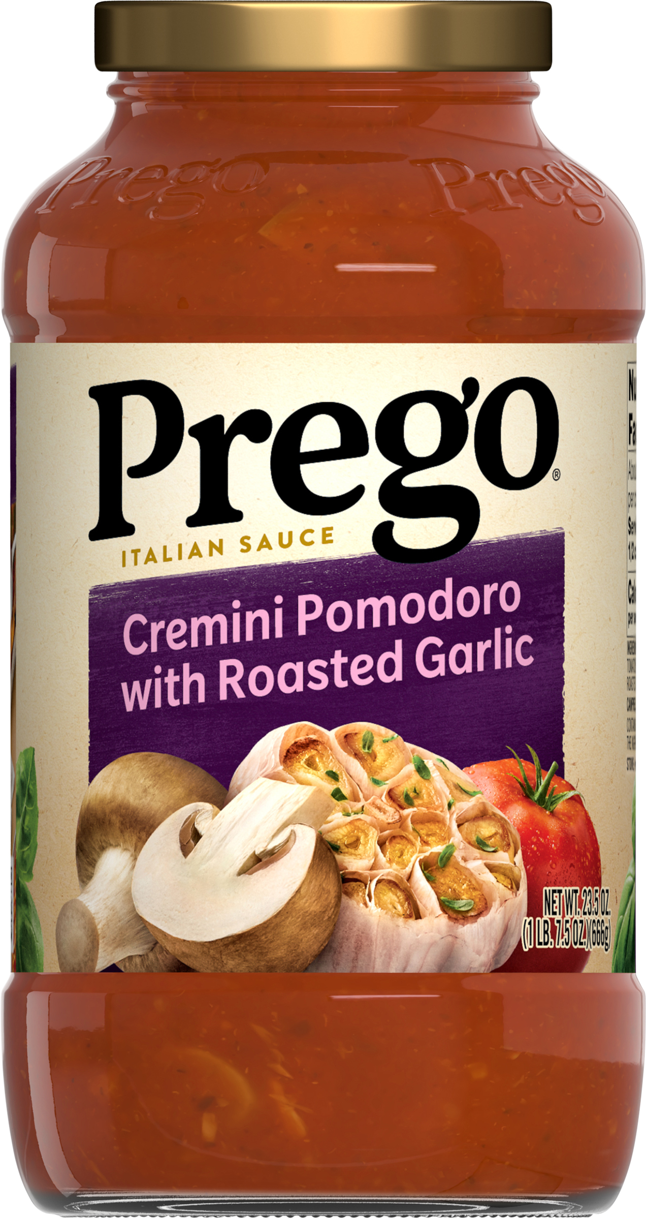 Italian Sauce, Cremini Pomodoro with Roasted Garlic