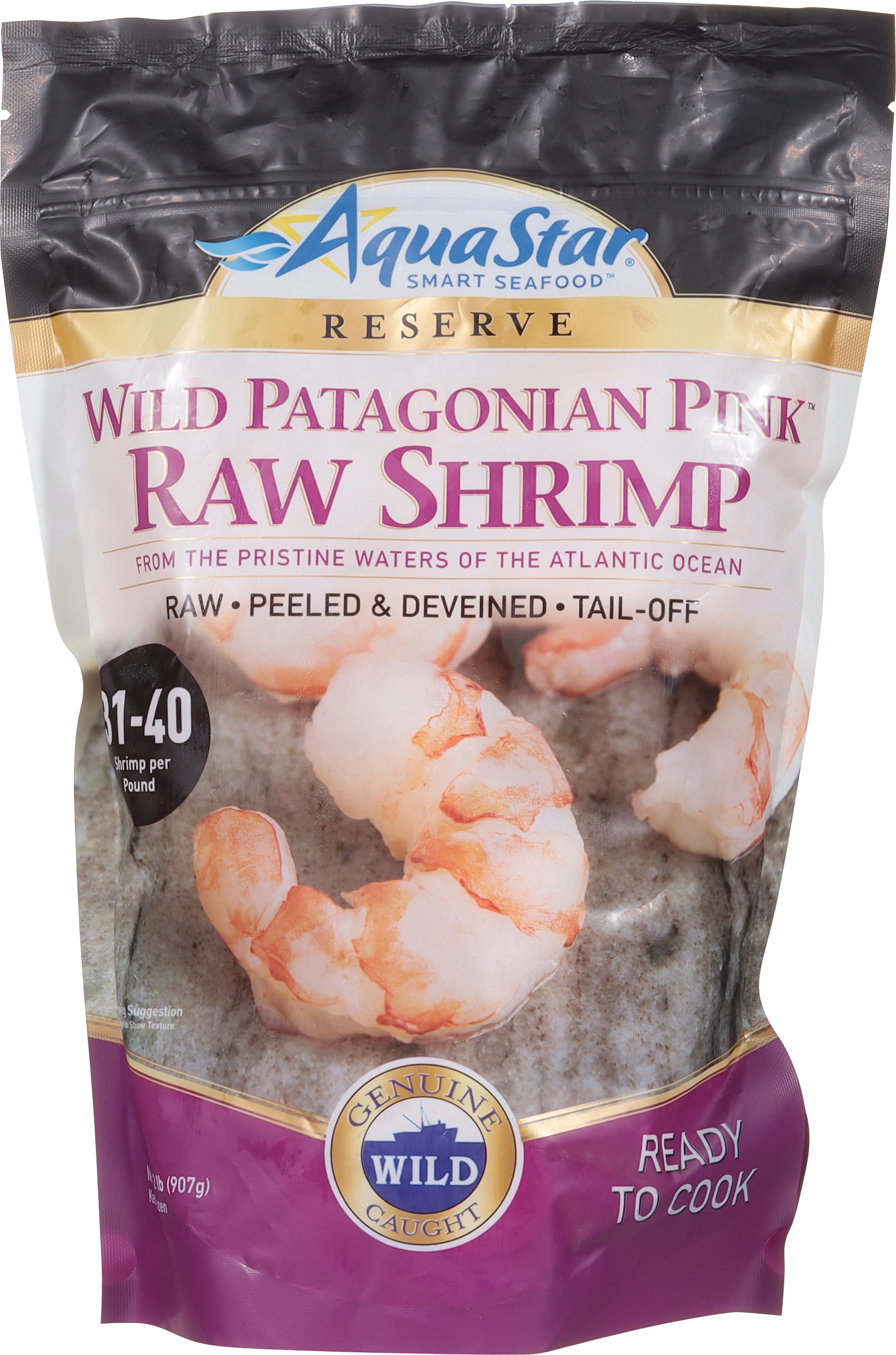 Shrimp, Raw, Wild Patagonian Pink