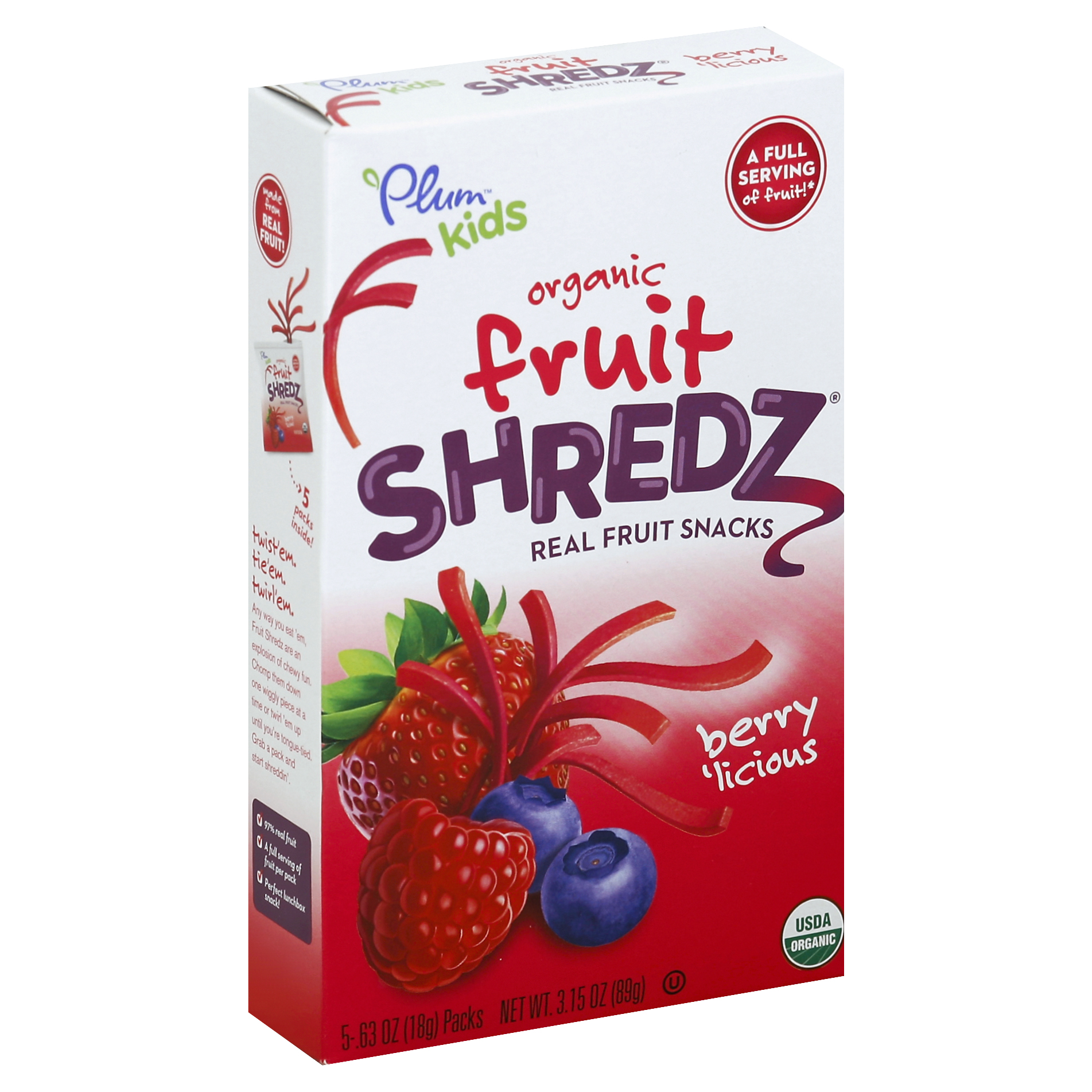 Plum Fruit Shredz 5 Ea